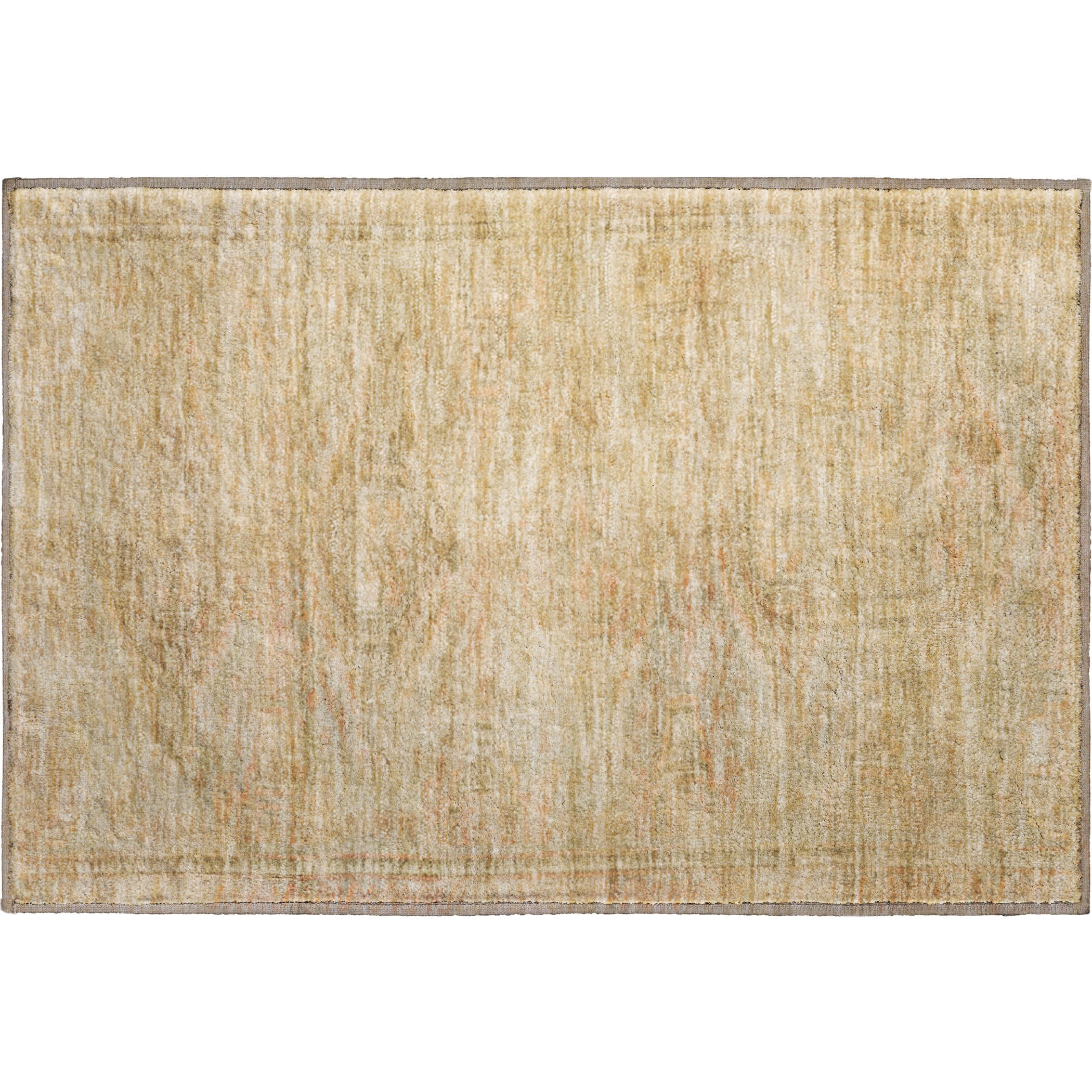 Santorini Machine Washable Traditional Linen Ivory Rug 1'8" x 2'6" #shape_Rectangle