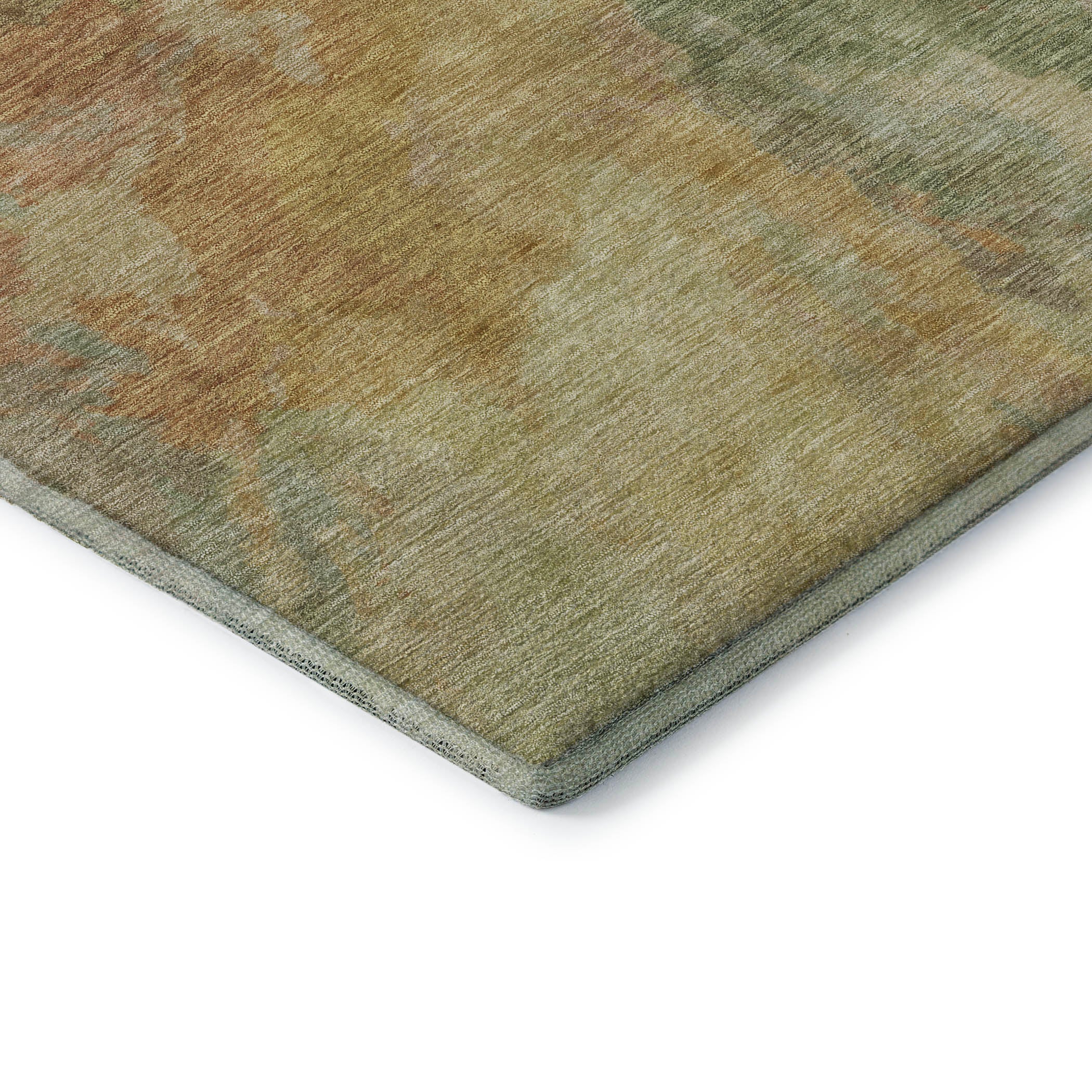 Oaxaca Machine Washable Transitional Aloe Green Rug 1'8" x 2'6" #shape_Rectangle