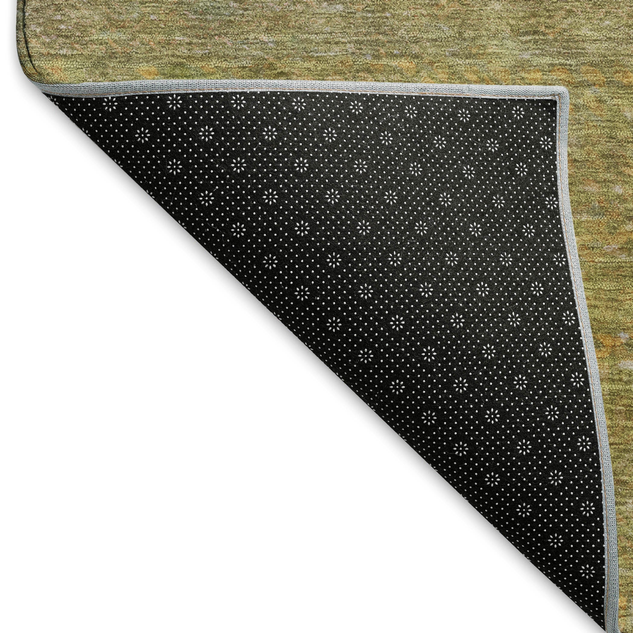 Nairobi Machine Washable Transitional Sage Green Rug 1'8" x 2'6" #shape_Rectangle