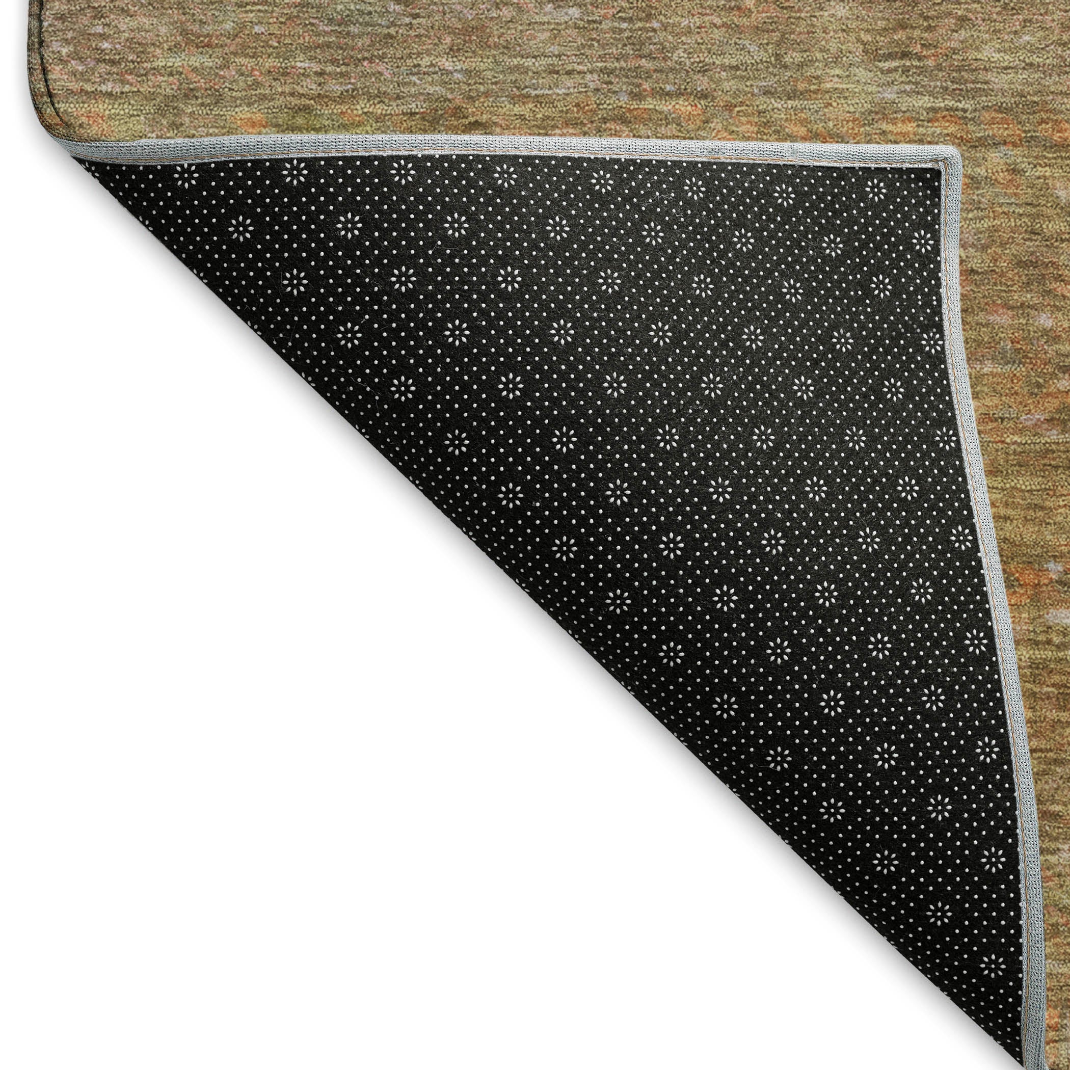 Nairobi Machine Washable Transitional Taupe Brown Rug 1'8" x 2'6" #shape_Rectangle