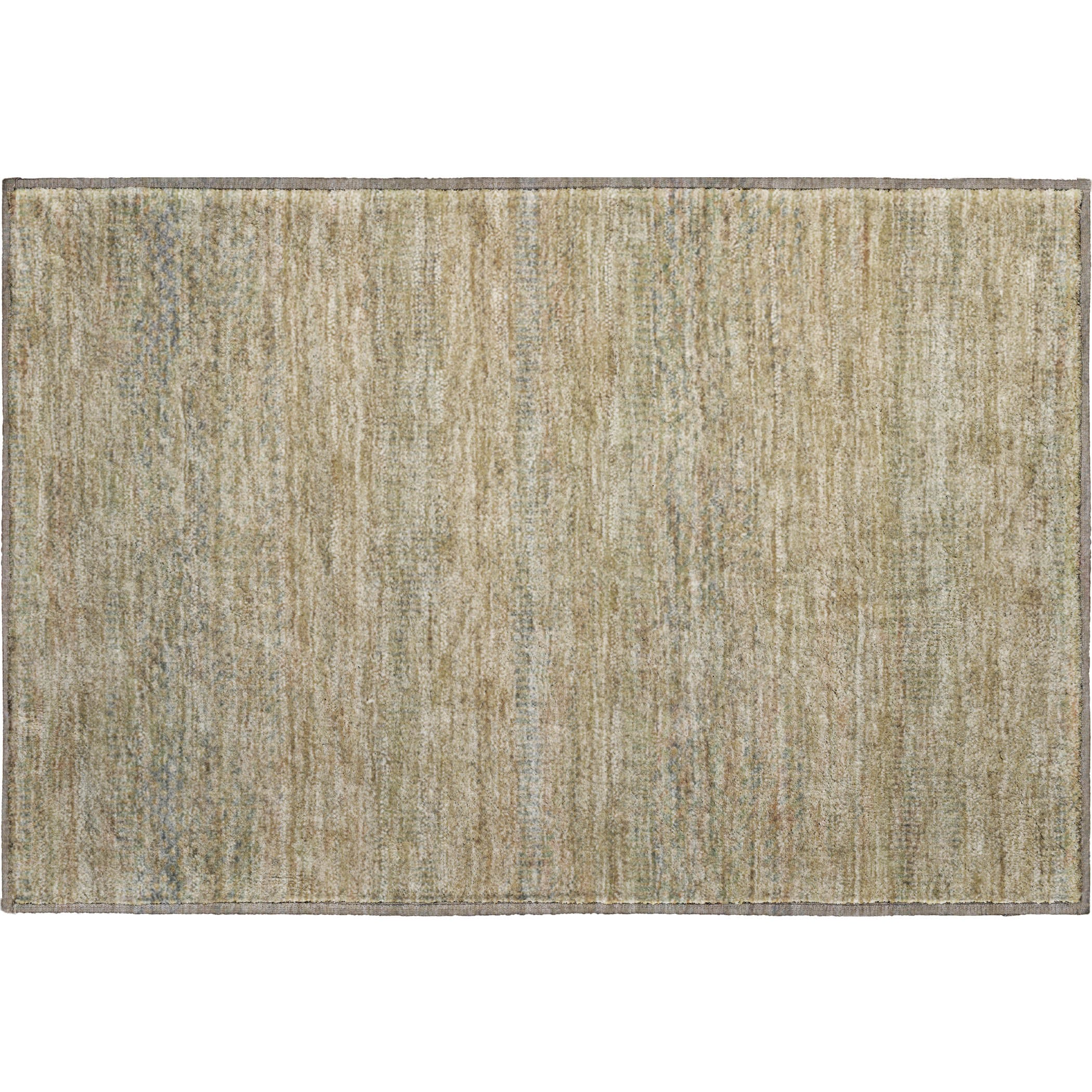 Kyoto Machine Washable Transitional Beige Brown Rug 1'8" x 2'6" #shape_Rectangle