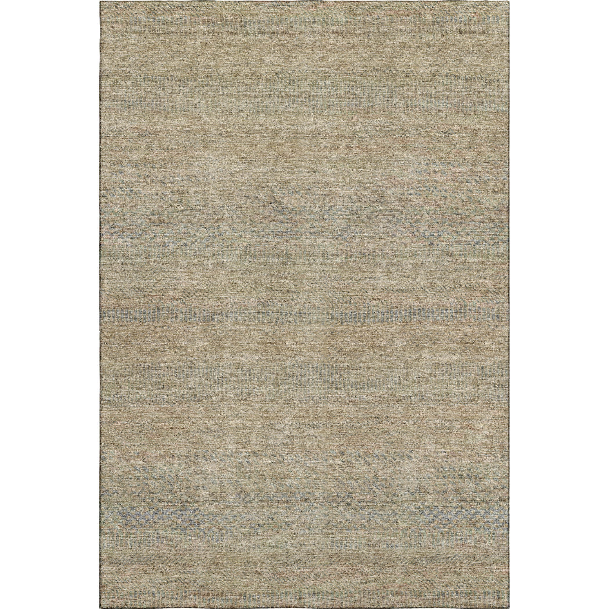 Kyoto Machine Washable Transitional Beige Brown Rug 2'6" x 3'10" #shape_Rectangle