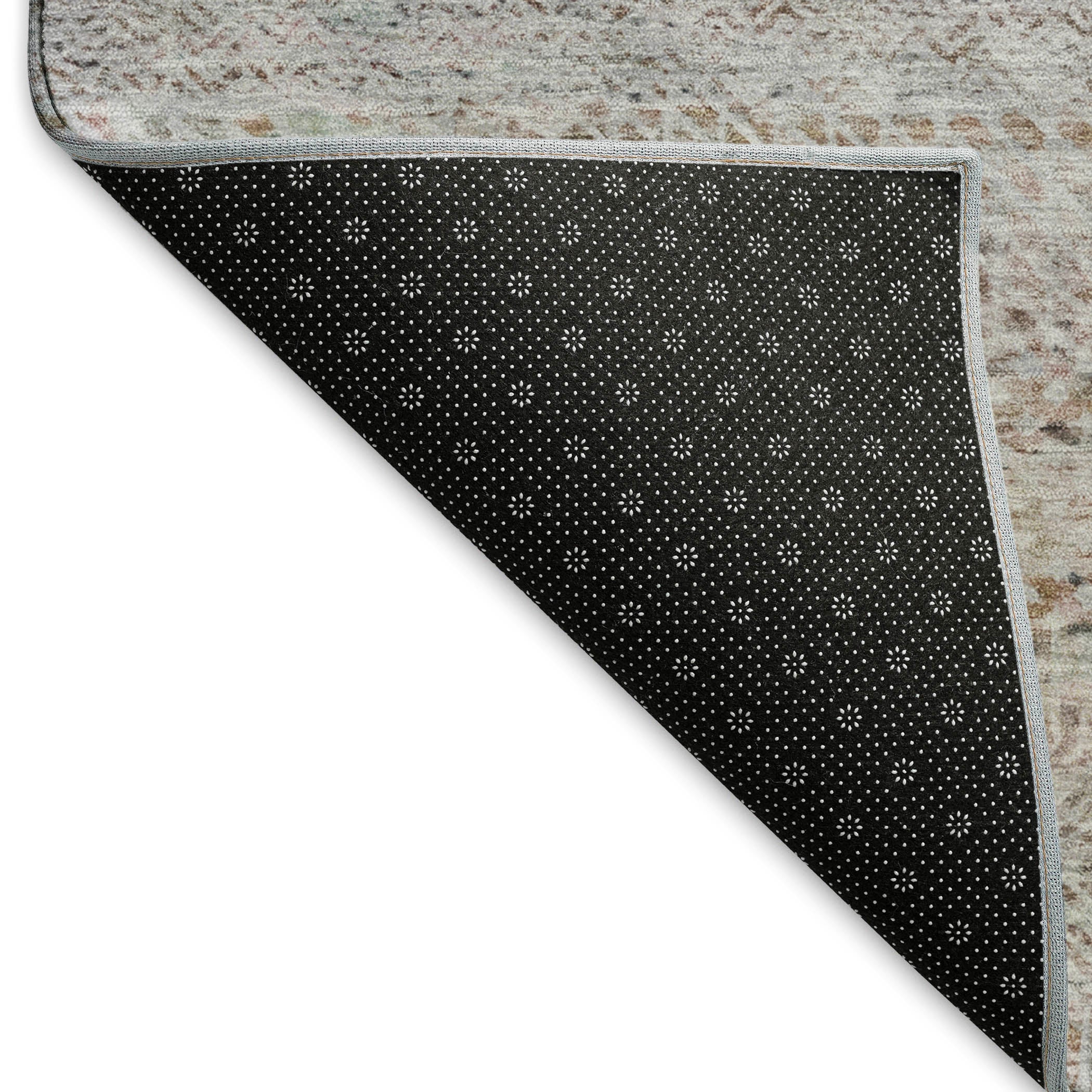 Kyoto Machine Washable Transitional Linen Ivory Rug 1'8" x 2'6" #shape_Rectangle