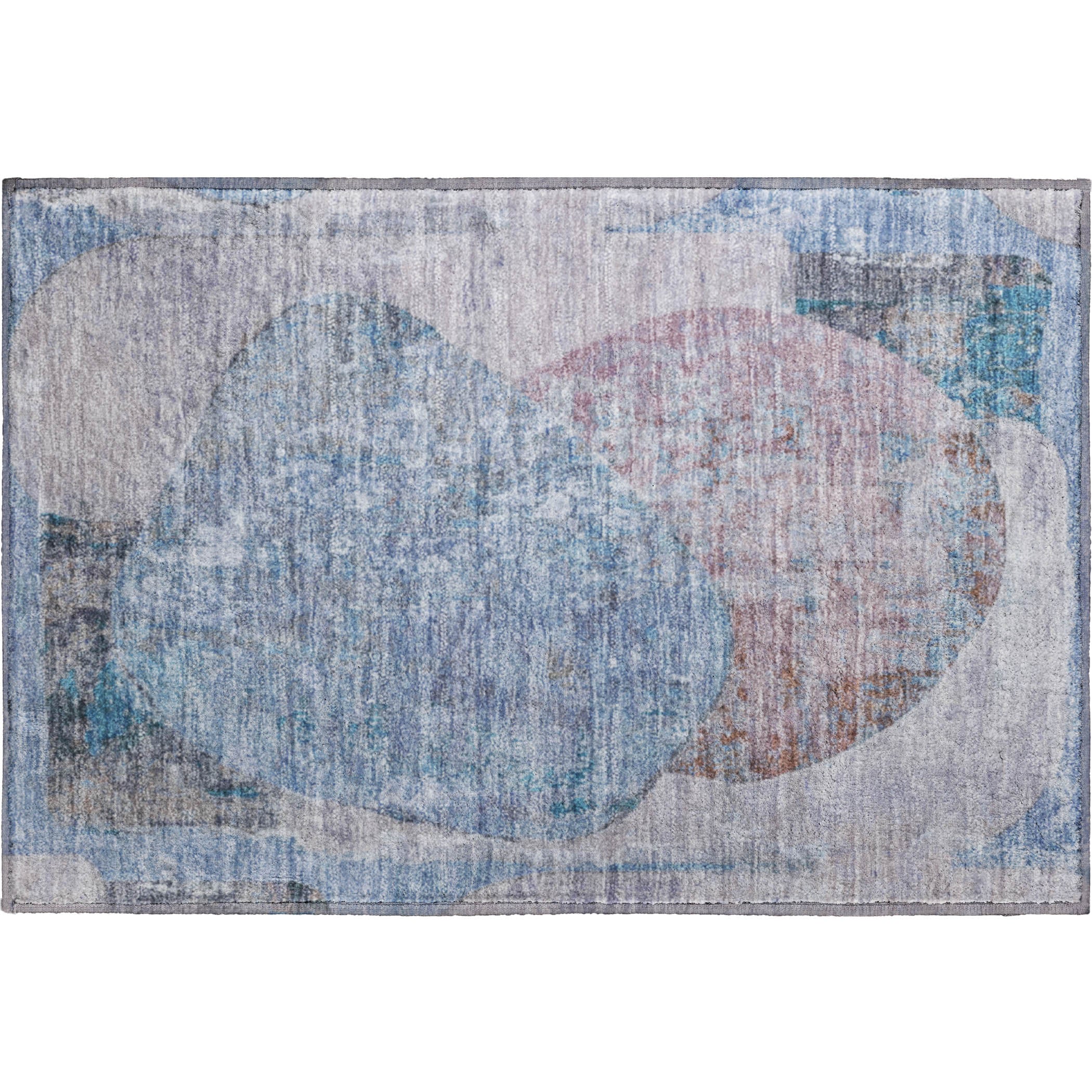 Jaipur Machine Washable Transitional Blue Rug 1'8" x 2'6" #shape_Rectangle