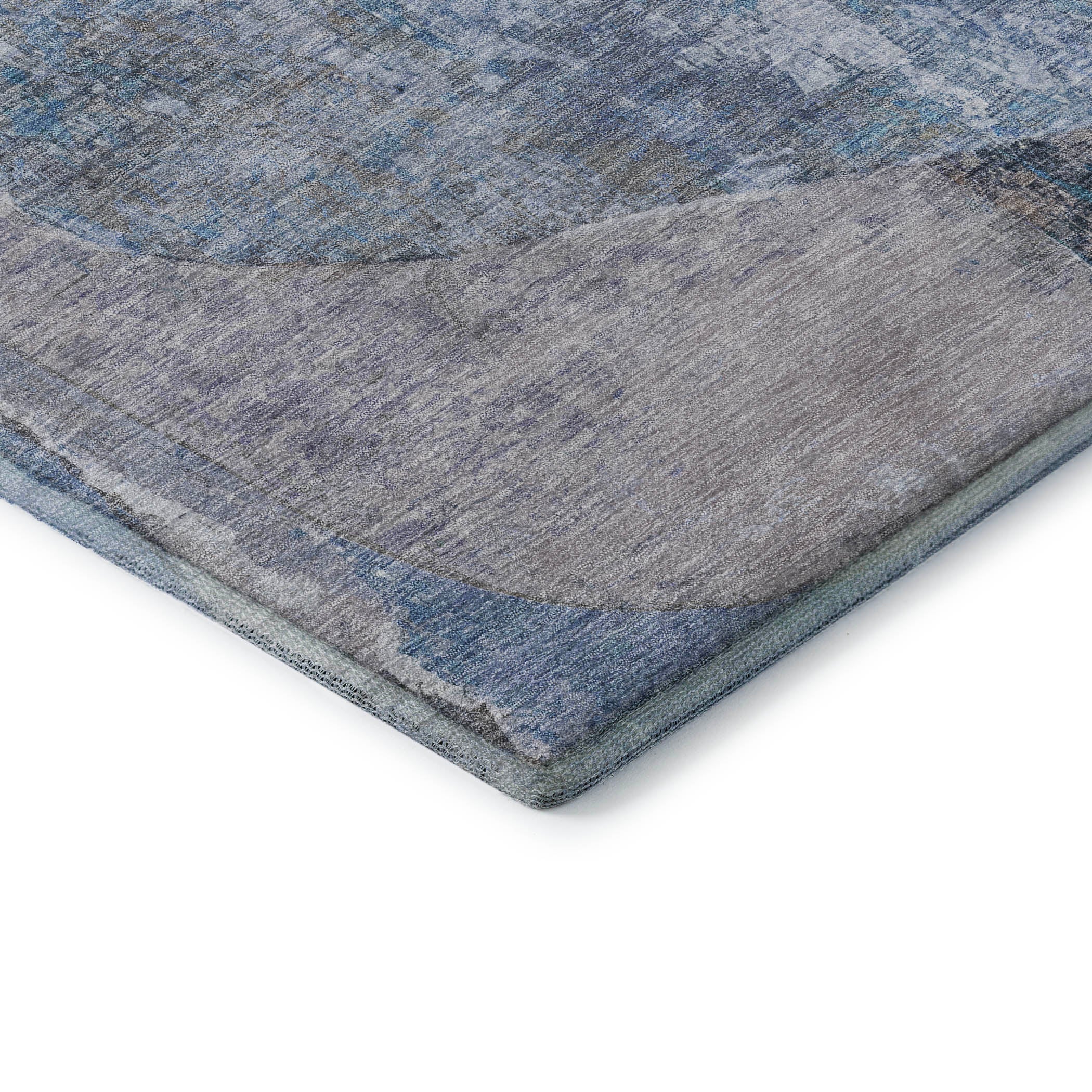 Jaipur Machine Washable Transitional Blue Rug 1'8" x 2'6" #shape_Rectangle