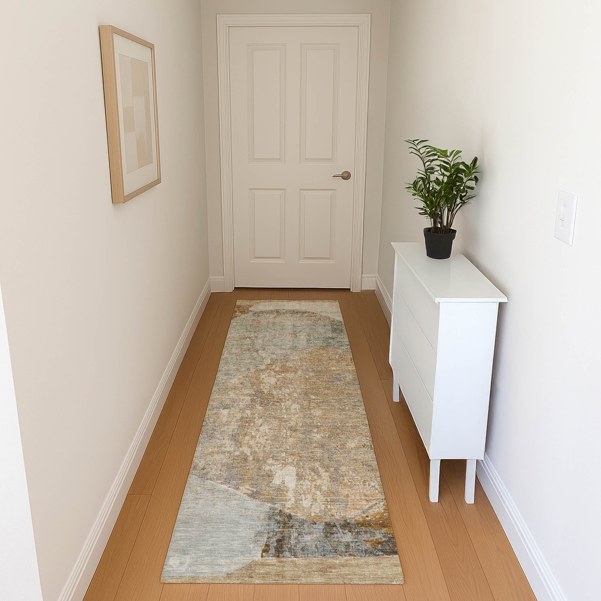 Jaipur Machine Washable Transitional Gray Rug 2'3" x 7'6" #shape_Runner