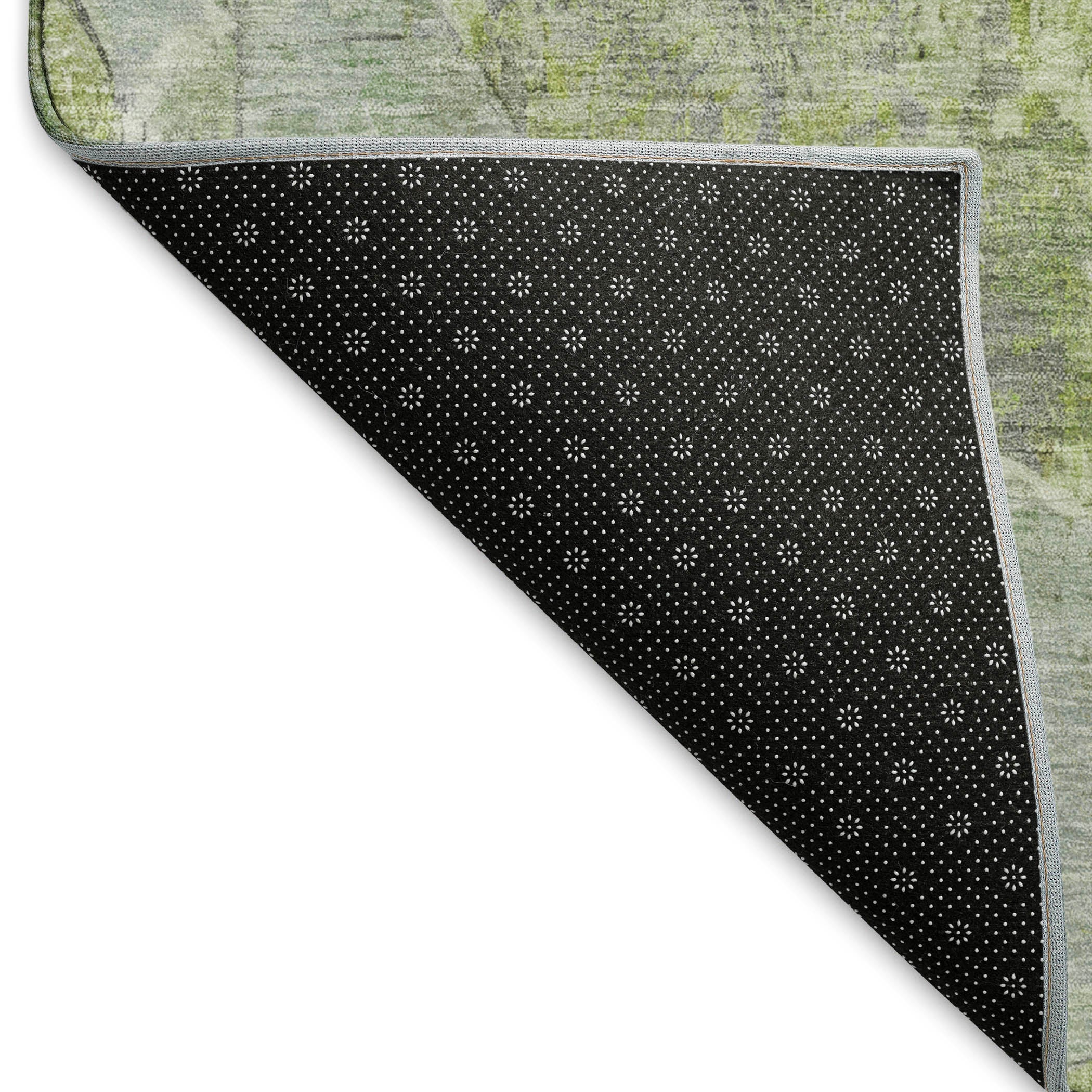Jaipur Machine Washable Transitional Green Rug 1'8" x 2'6" #shape_Rectangle