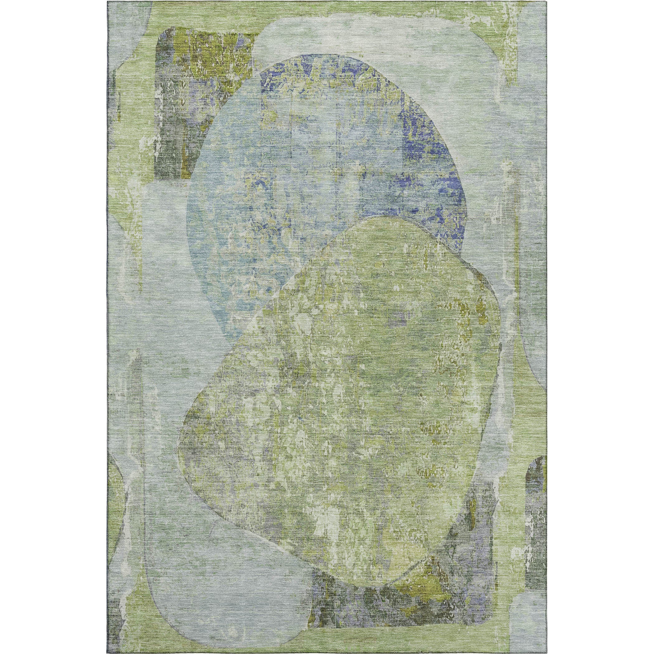 Jaipur Machine Washable Transitional Green Rug 2'6" x 3'10" #shape_Rectangle