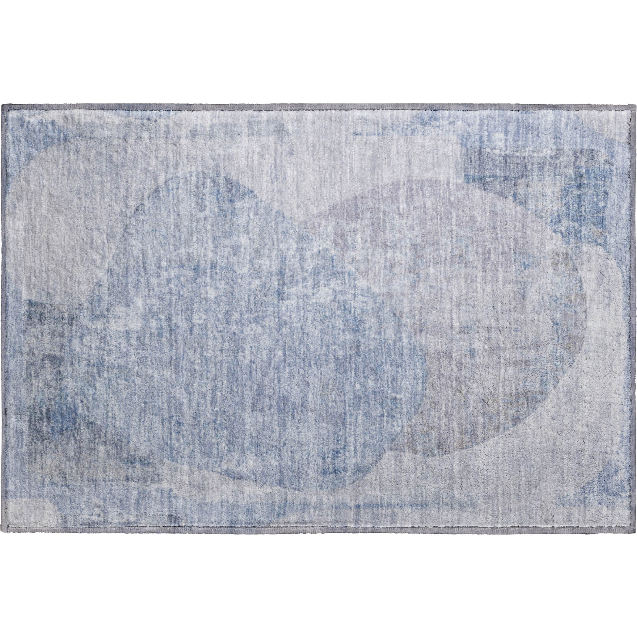 Jaipur Machine Washable Transitional Sky Blue Rug 1'8" x 2'6" #shape_Rectangle