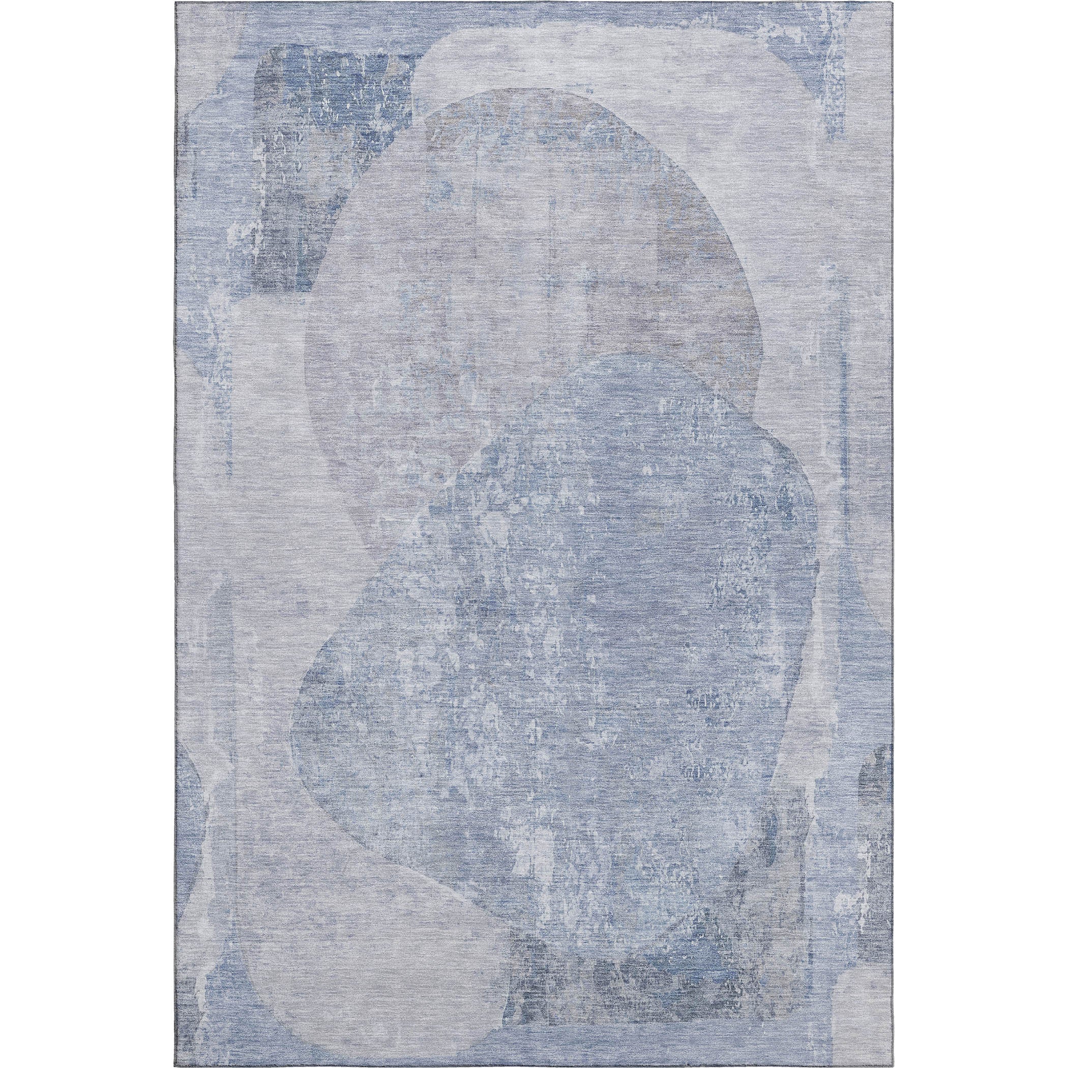 Jaipur Machine Washable Transitional Sky Blue Rug 2'6" x 3'10" #shape_Rectangle