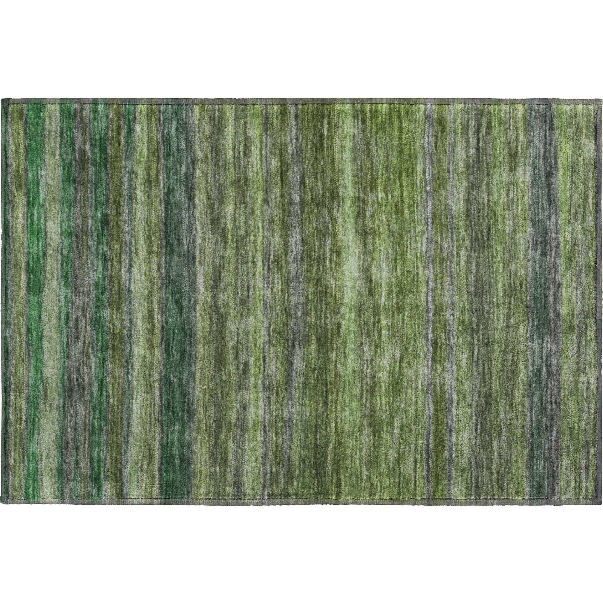 Athens Machine Washable Transitional Aloe Green Rug 1'8" x 2'6" #shape_Rectangle