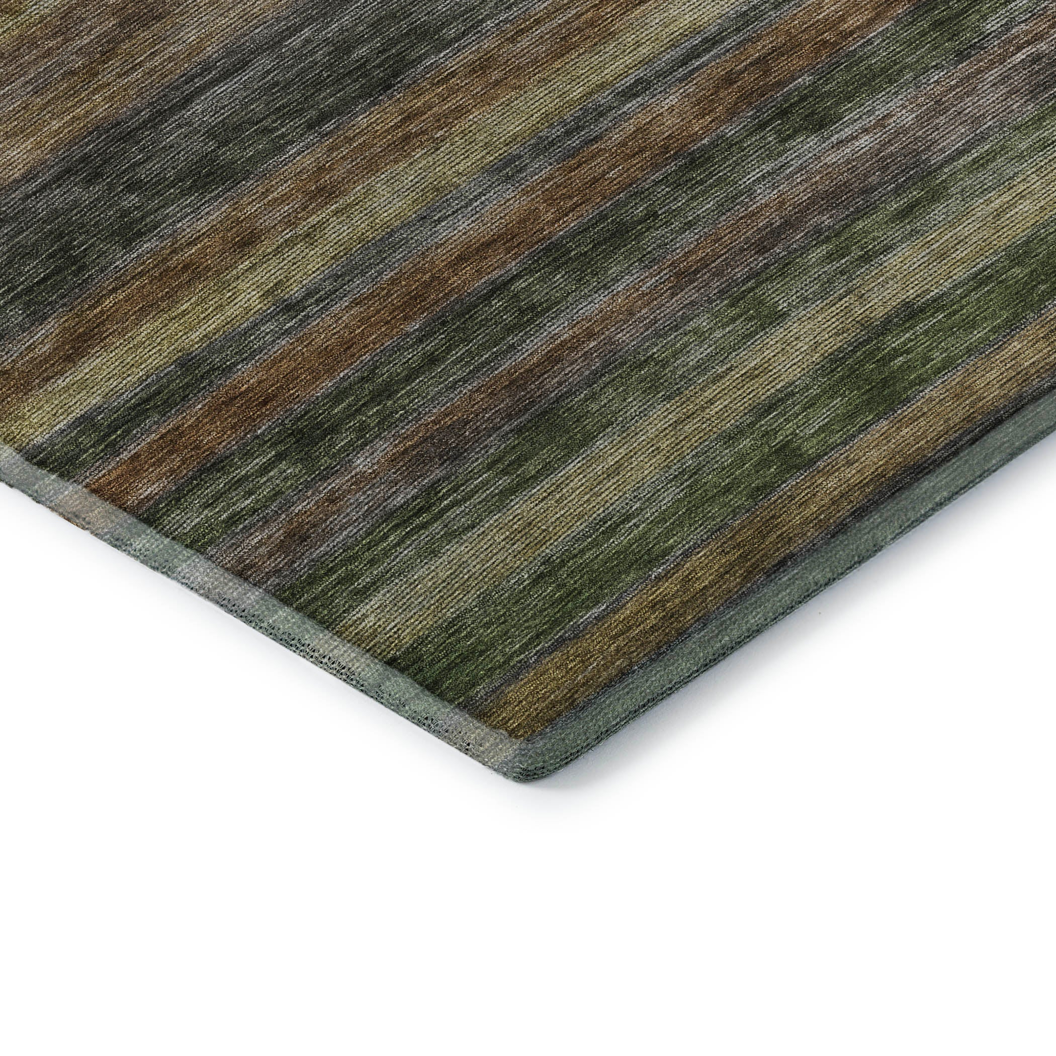 Athens Machine Washable Transitional Brown Rug 1'8" x 2'6" #shape_Rectangle