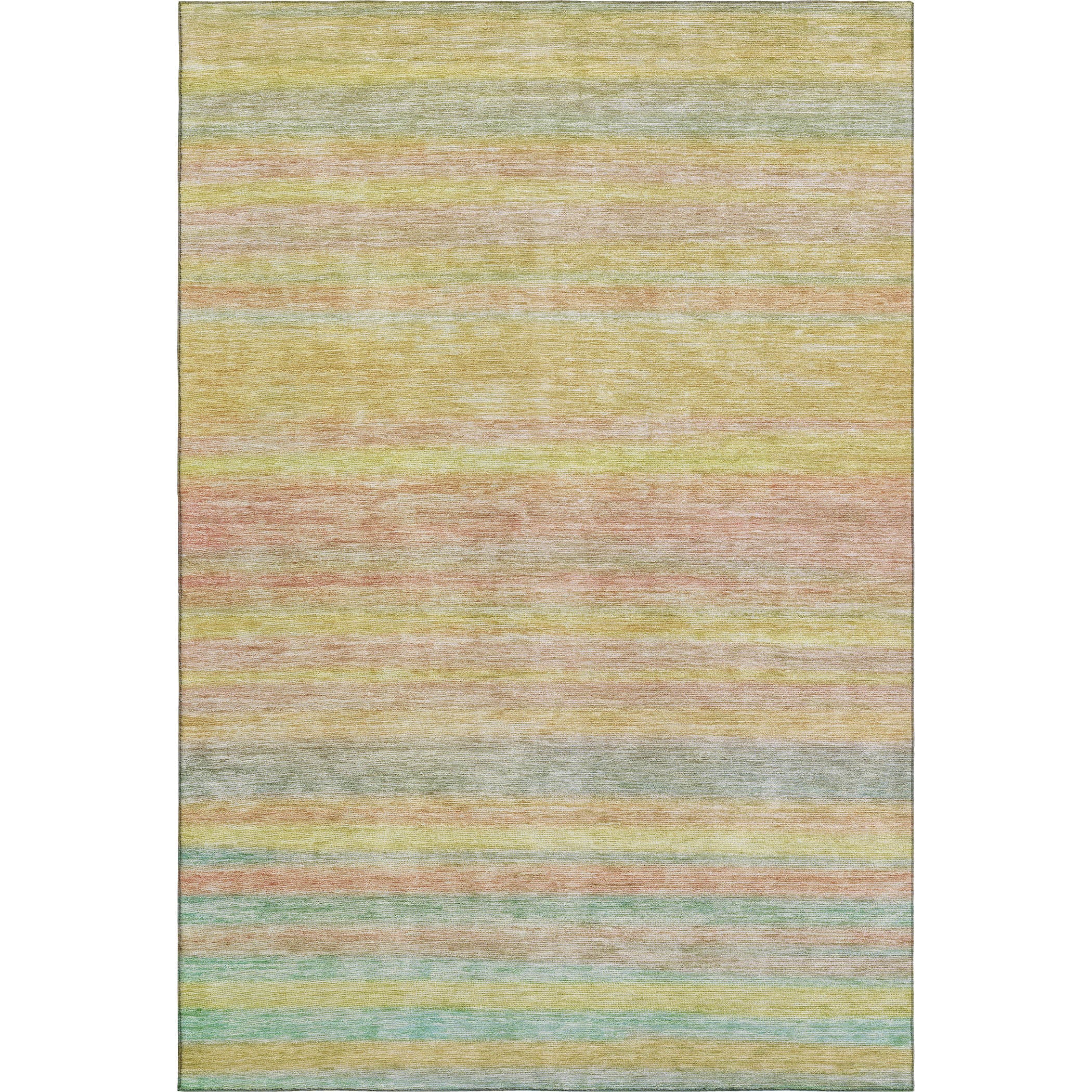 Athens Machine Washable Transitional Gold Rug 2'6" x 3'10" #shape_Rectangle