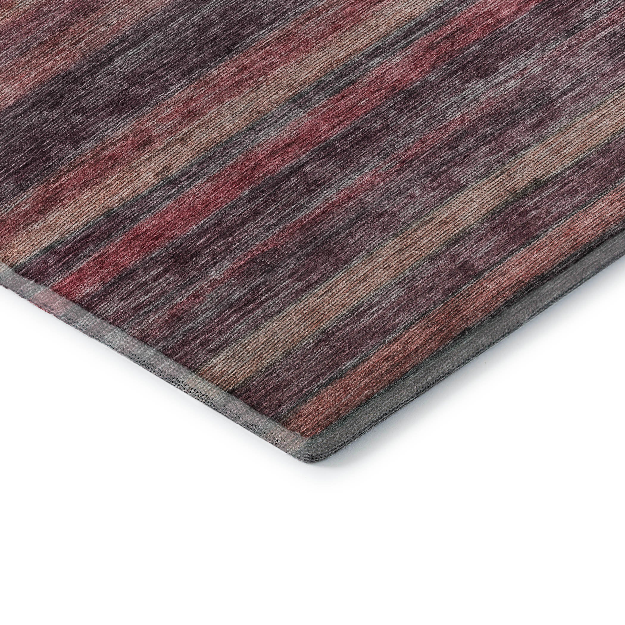 Athens Machine Washable Transitional Paprika Orange Rug 1'8" x 2'6" #shape_Rectangle