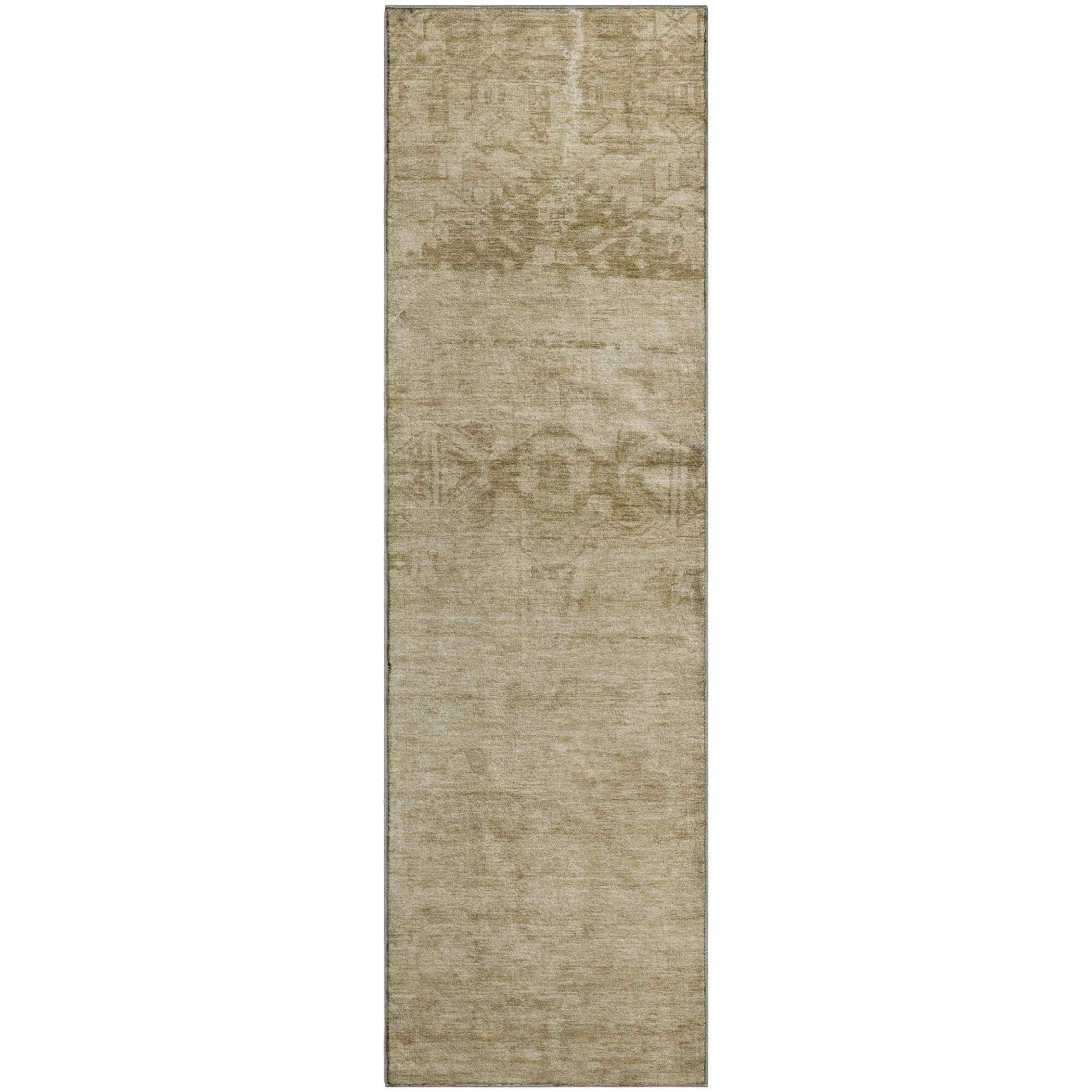 Lima Machine Washable Transitional Beige Brown Rug 2'3" x 7'6" #shape_Runner