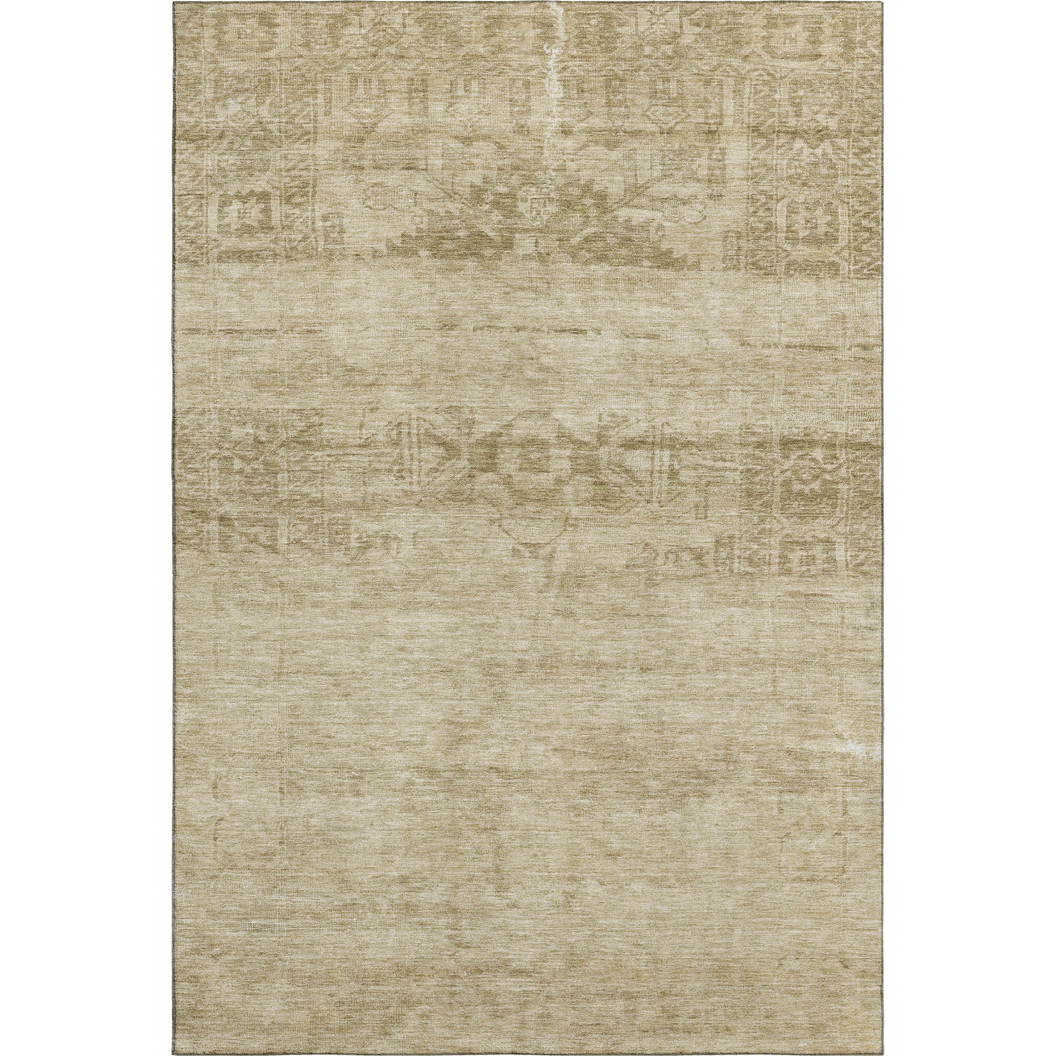 Lima Machine Washable Transitional Beige Brown Rug 2'6" x 3'10" #shape_Rectangle