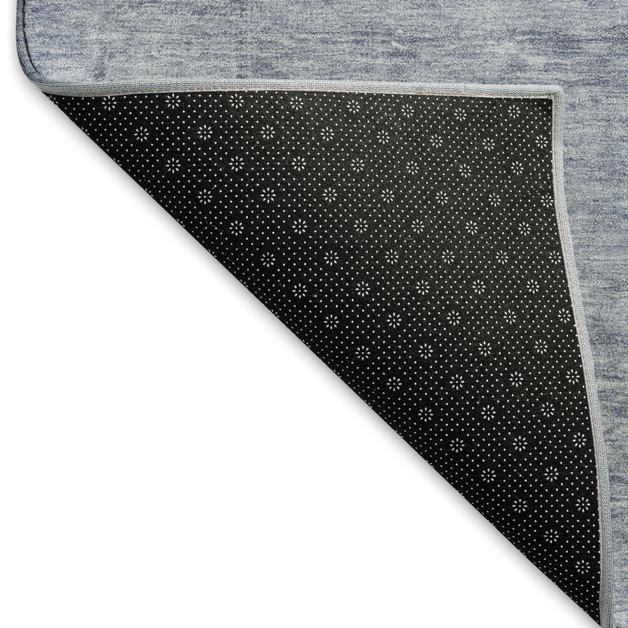 Lima Machine Washable Transitional Denim Blue Rug 1'8" x 2'6" #shape_Rectangle