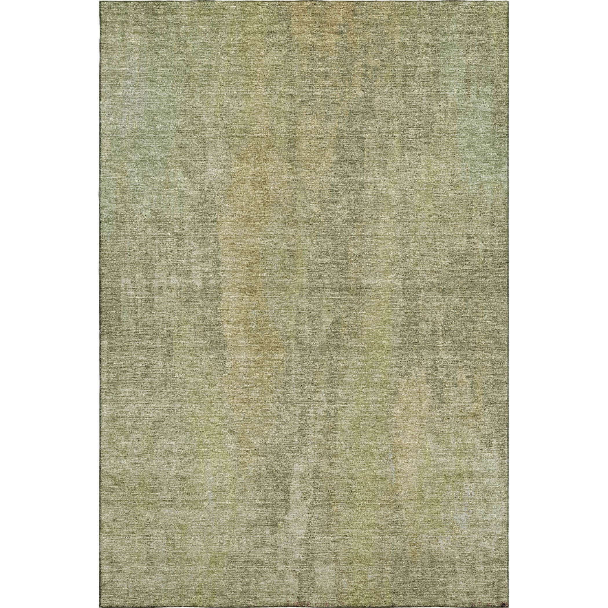 Kathmandu Machine Washable Transitional Aloe Green Rug 2'6" x 3'10" #shape_Rectangle