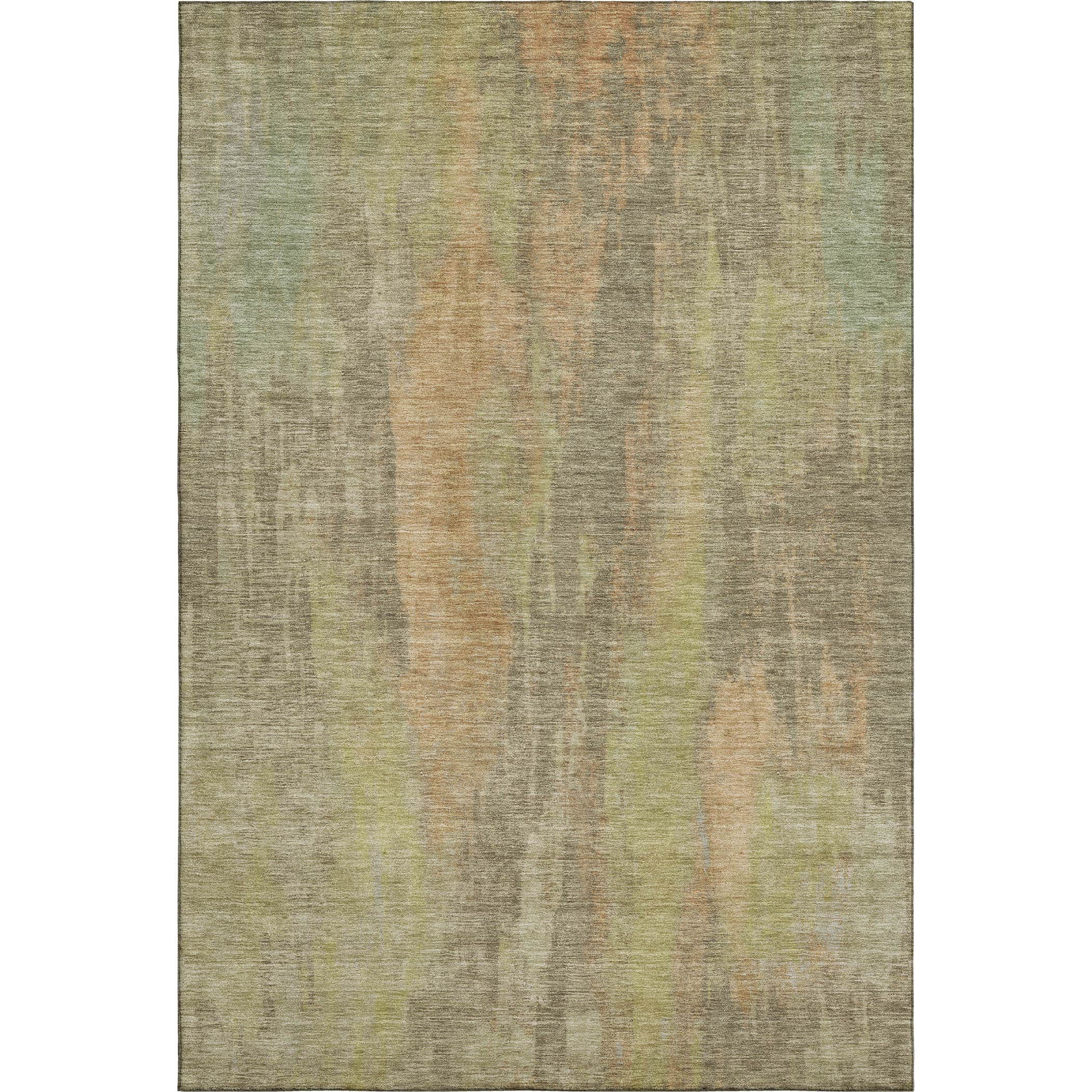 Kathmandu Machine Washable Transitional Taupe Brown Rug 2'6" x 3'10" #shape_Rectangle