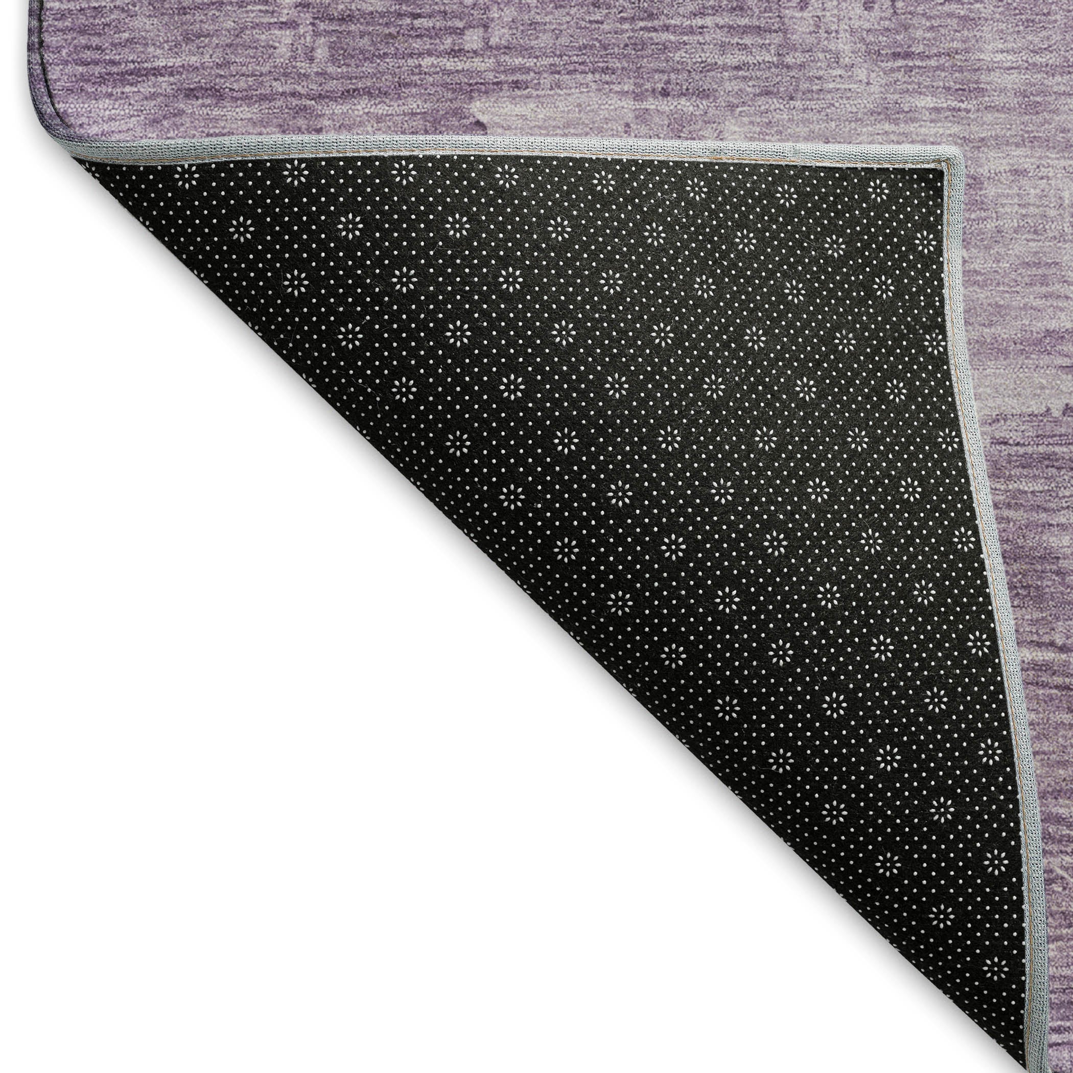 Seoul Machine Washable Transitional Lavender Purple Rug 1'8" x 2'6" #shape_Rectangle
