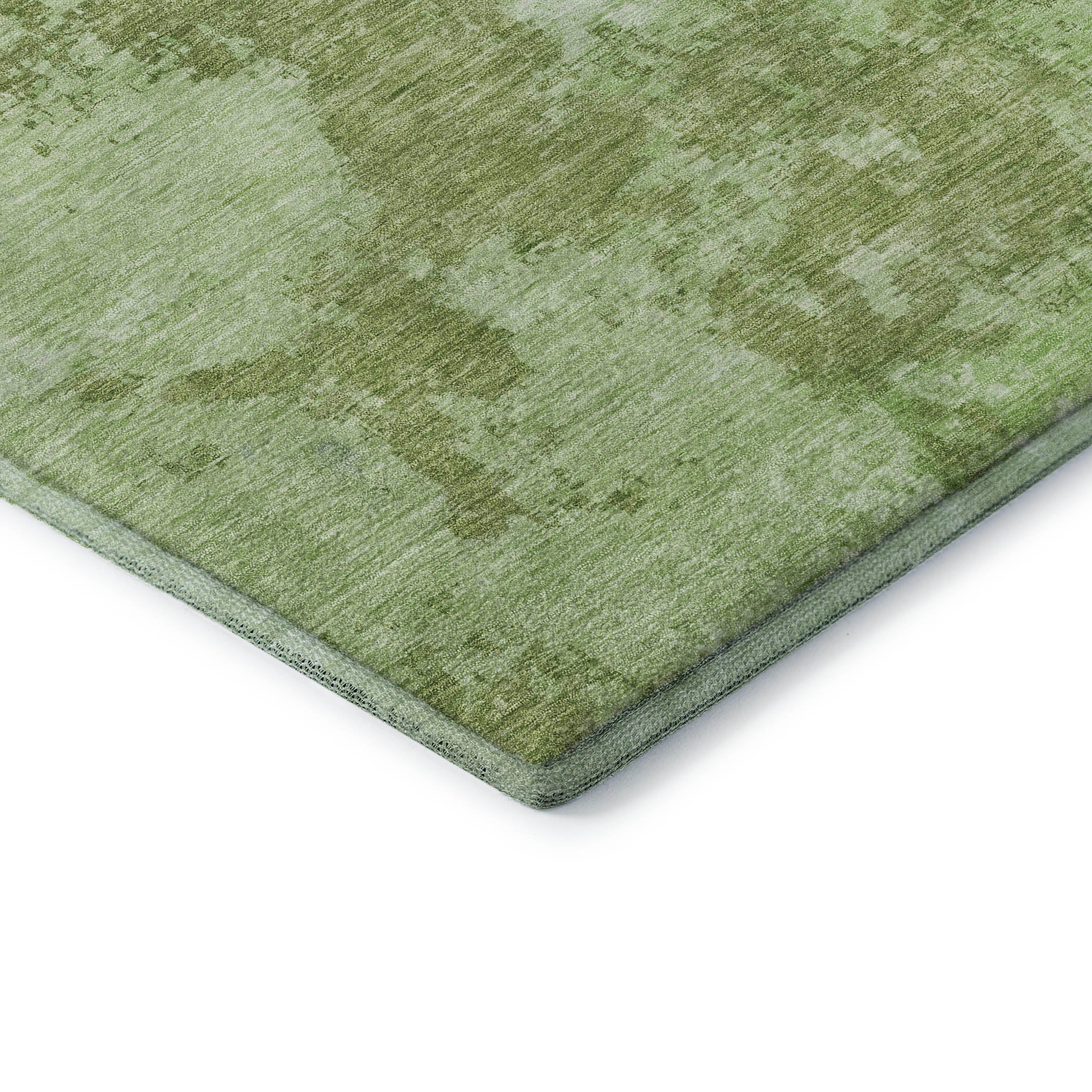 Montevideo Machine Washable Transitional Aloe Green Rug 1'8" x 2'6" #shape_Rectangle