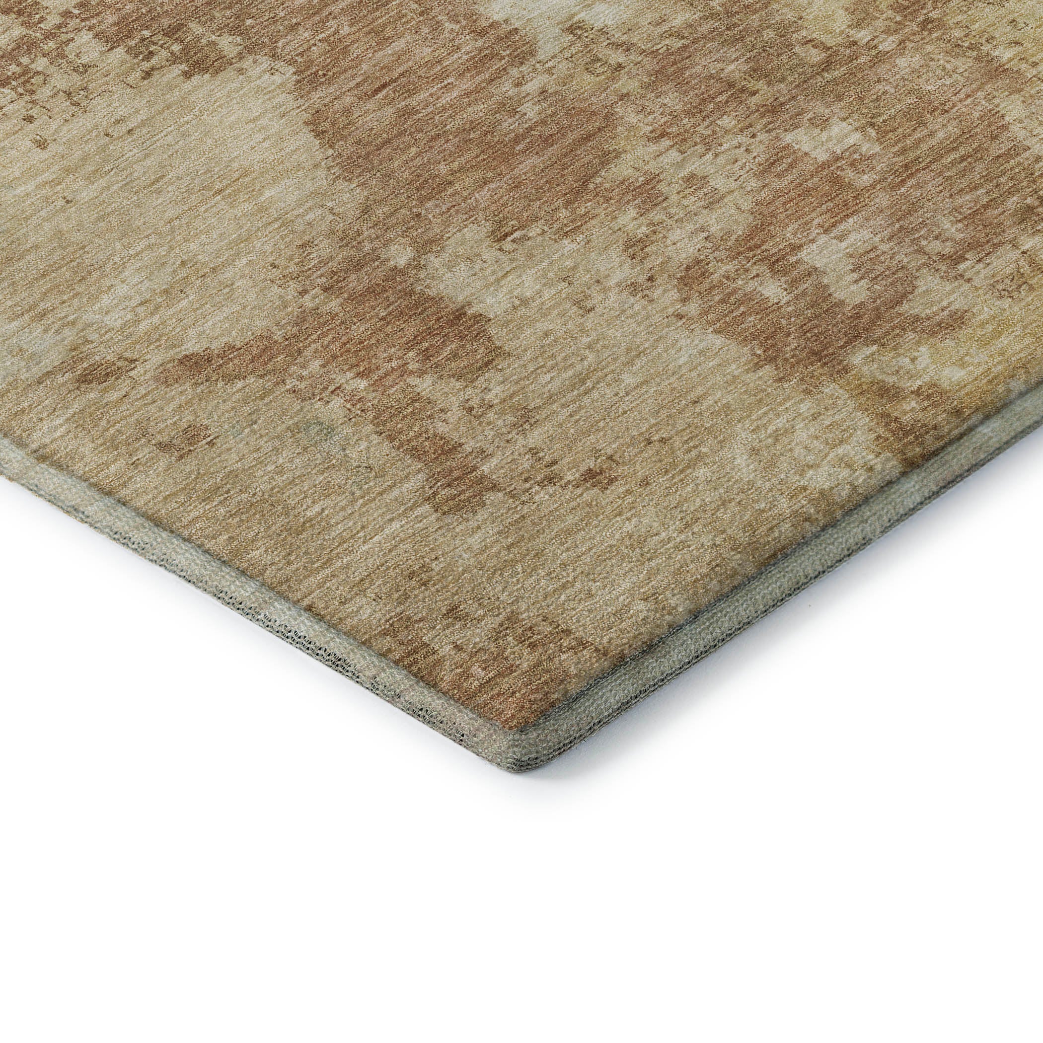 Montevideo Machine Washable Transitional Coral Orange Rug 1'8" x 2'6" #shape_Rectangle