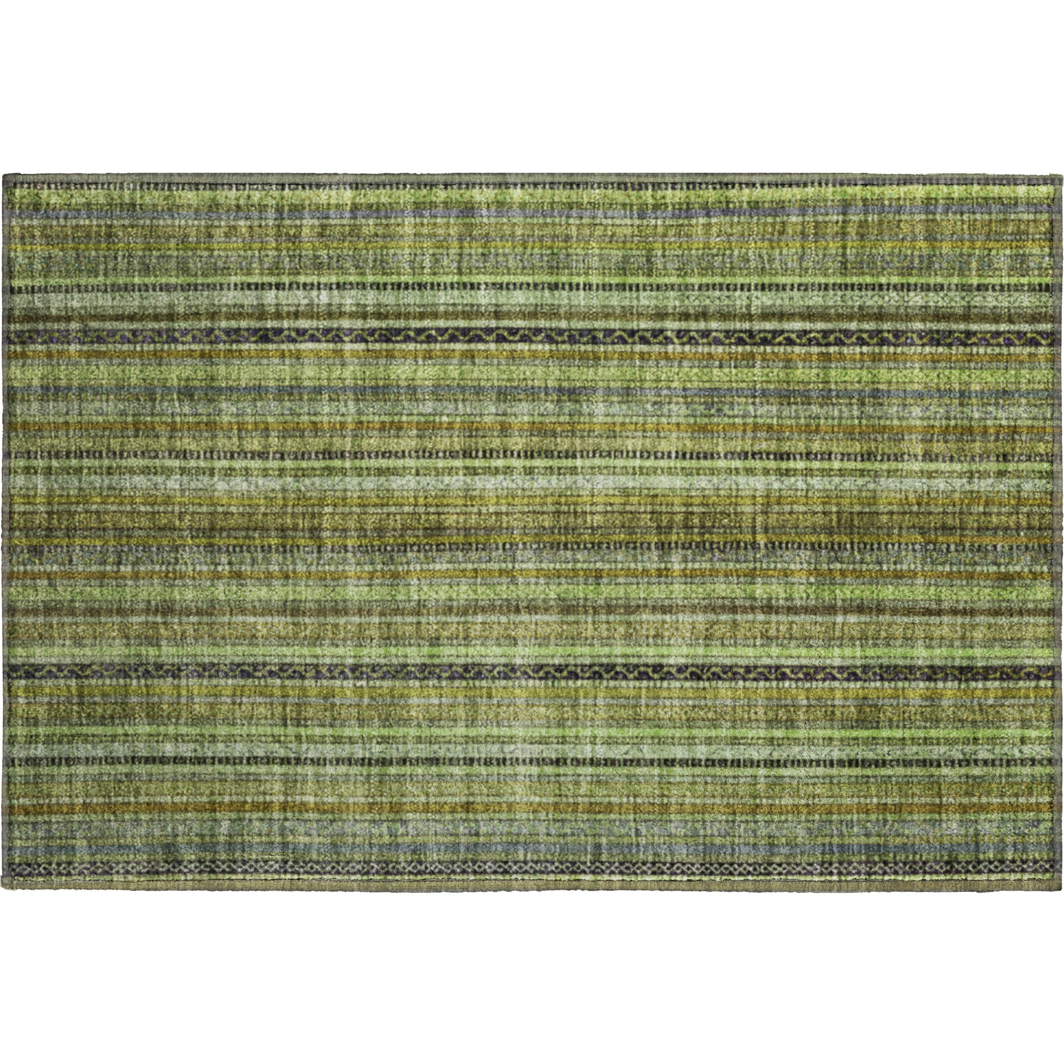 Jaipur Machine Washable Transitional Green Rug 1'8" x 2'6" #shape_Rectangle
