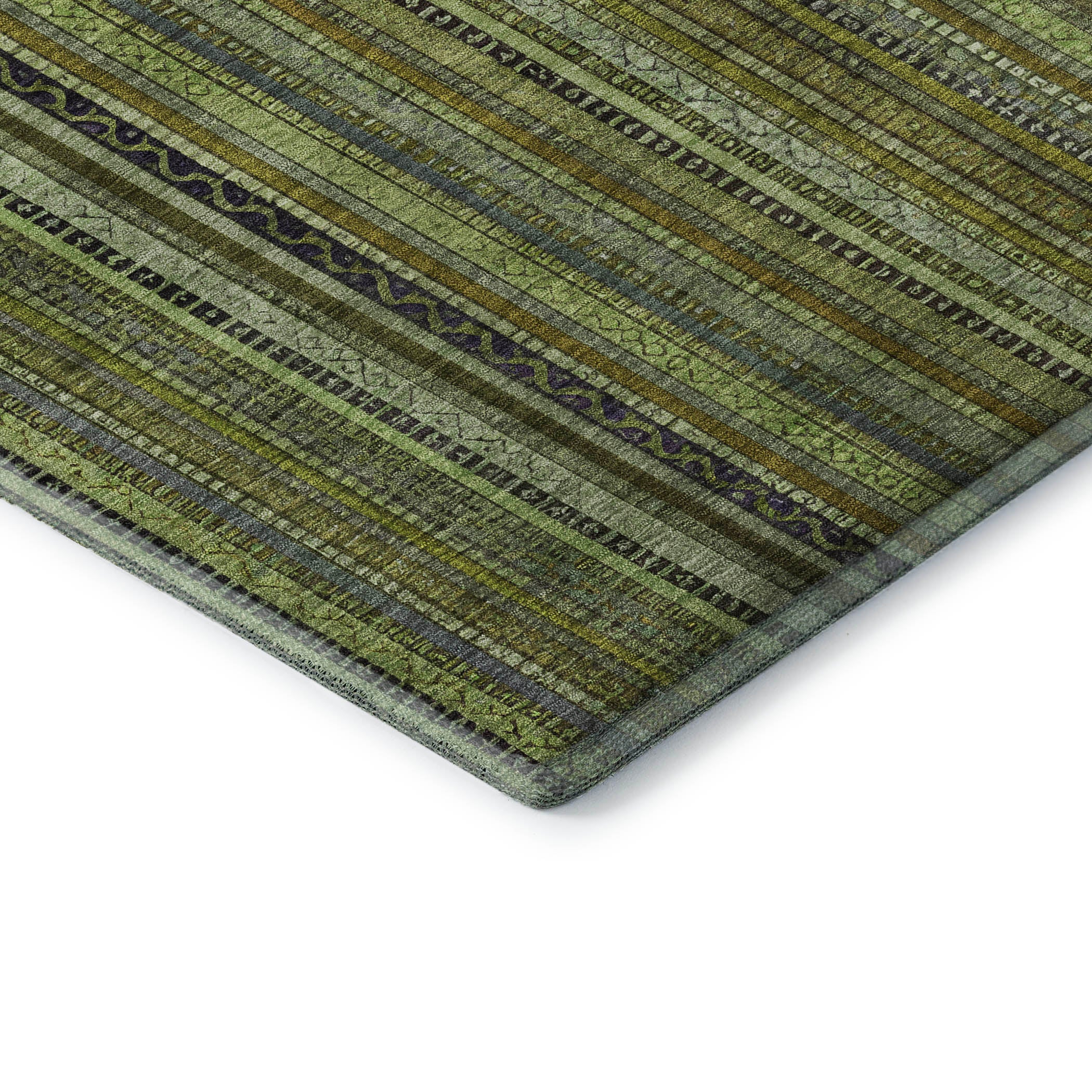 Jaipur Machine Washable Transitional Green Rug 1'8" x 2'6" #shape_Rectangle