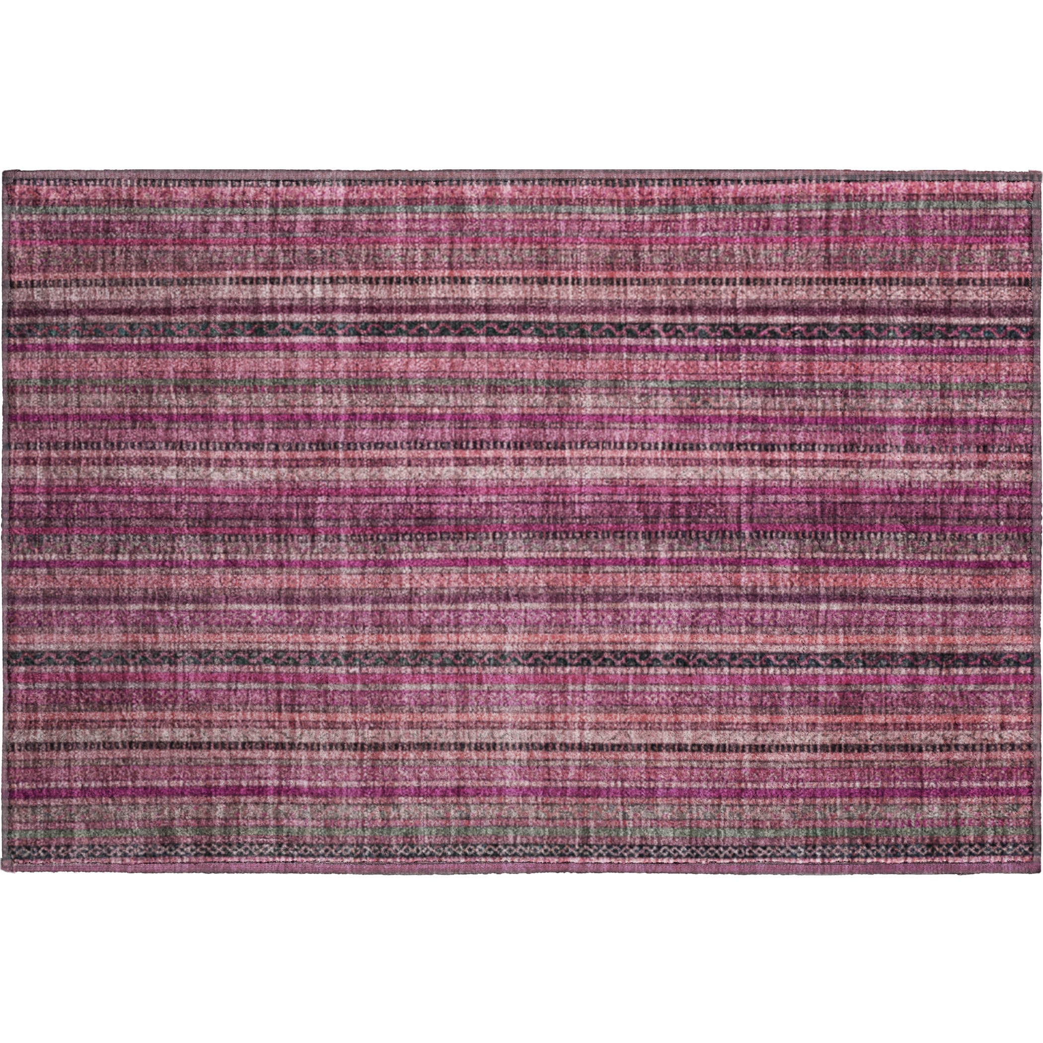 Jaipur Machine Washable Transitional Pink Rug 1'8" x 2'6" #shape_Rectangle