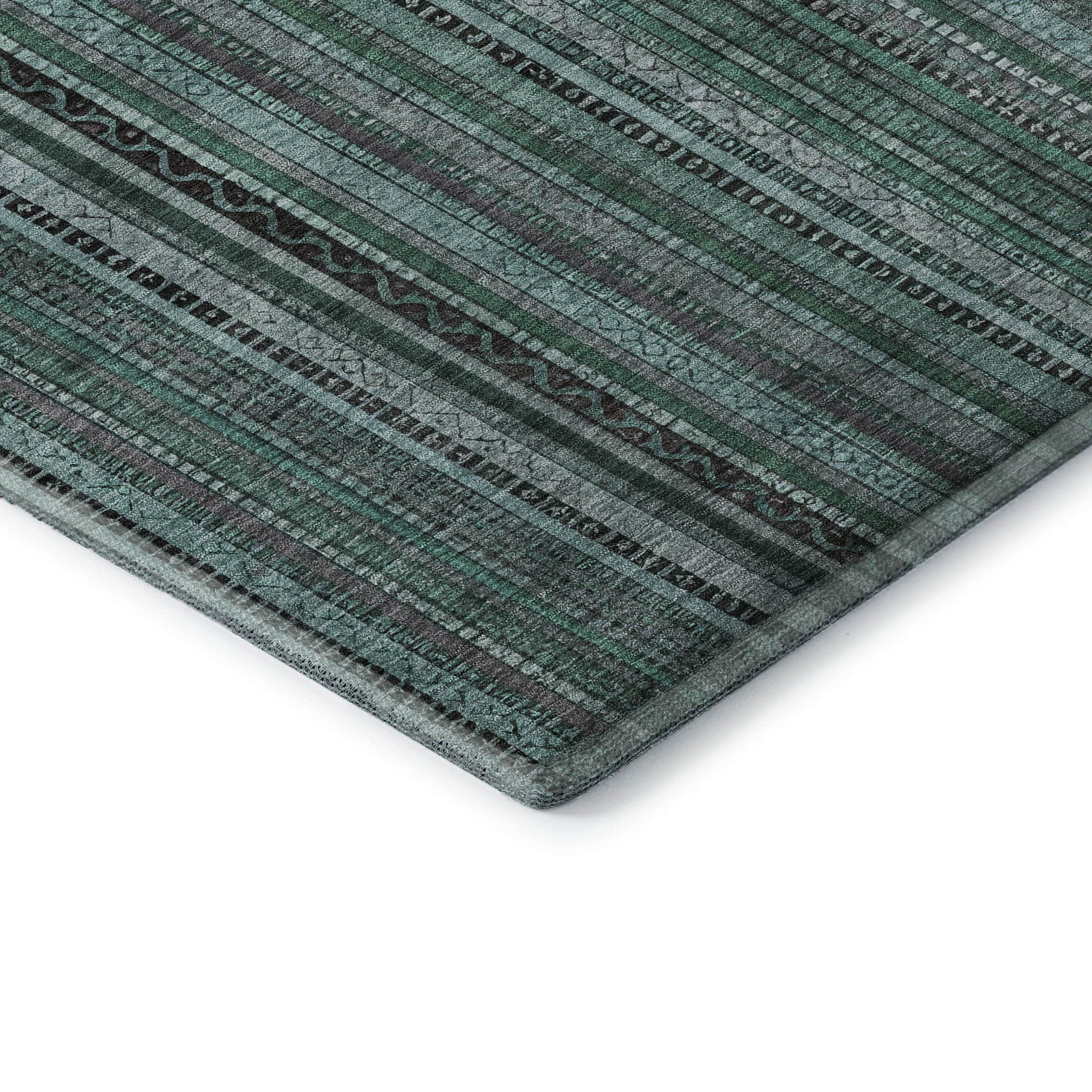 Jaipur Machine Washable Transitional Teal Rug 1'8" x 2'6" #shape_Rectangle