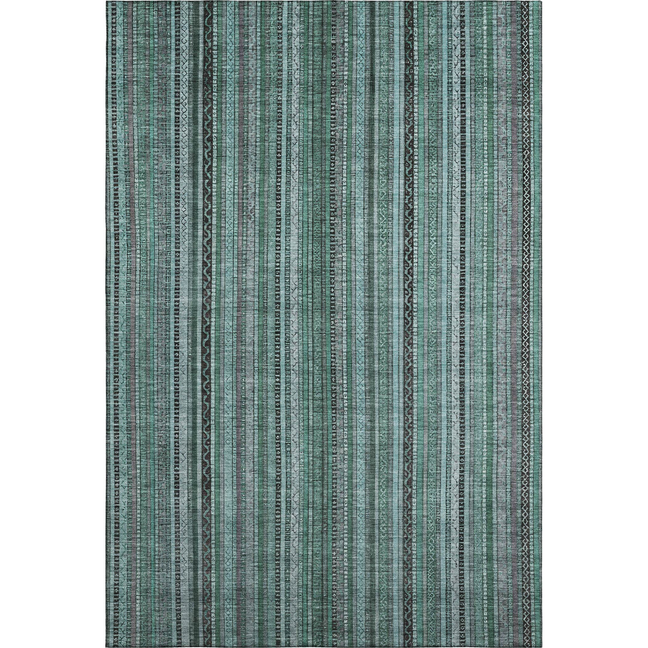 Jaipur Machine Washable Transitional Teal Rug 2'6" x 3'10" #shape_Rectangle