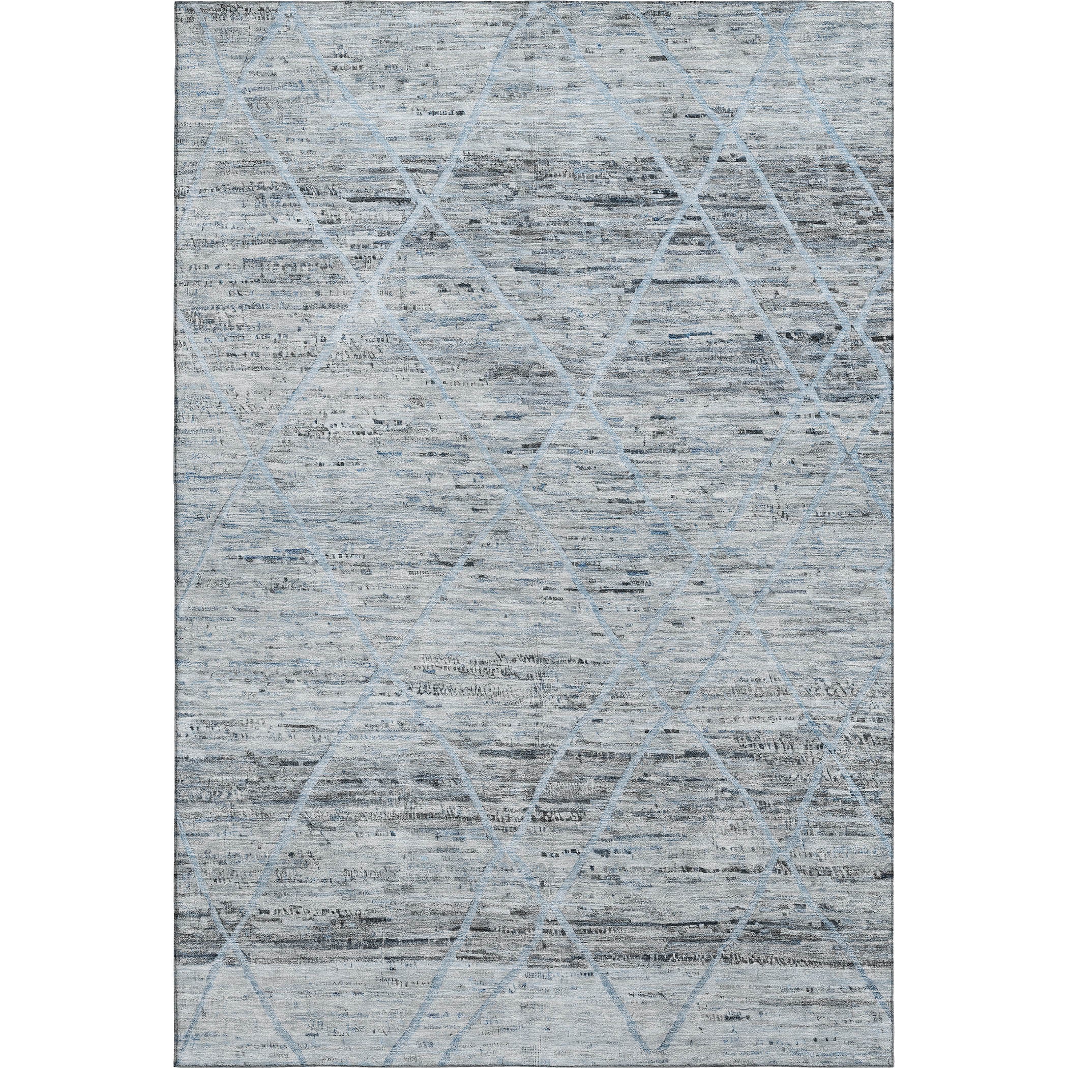 Nairobi Machine Washable Transitional Blue Rug 2'6" x 3'10" #shape_Rectangle