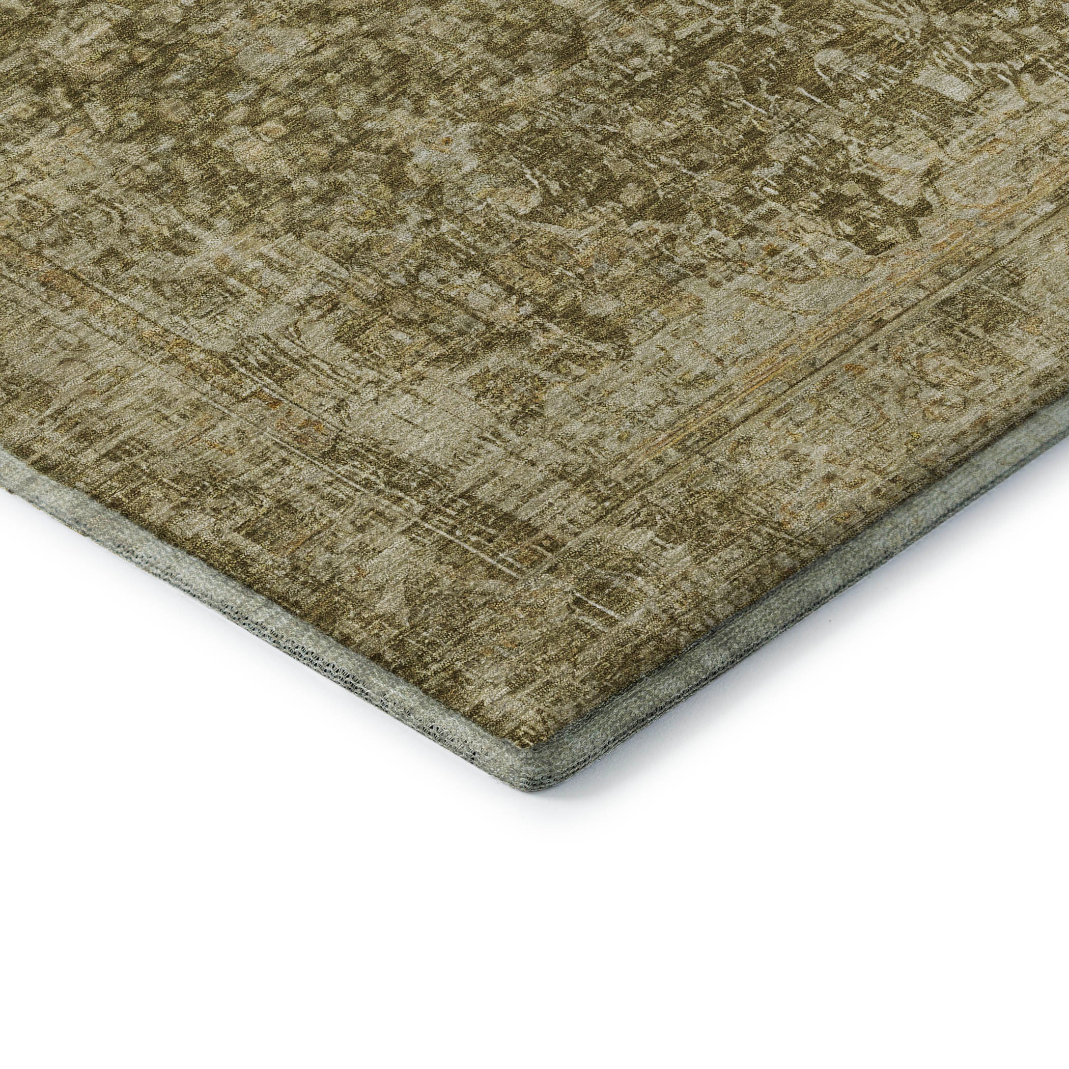 Bogota Machine Washable Traditional Brown Rug 1'8" x 2'6" #shape_Rectangle