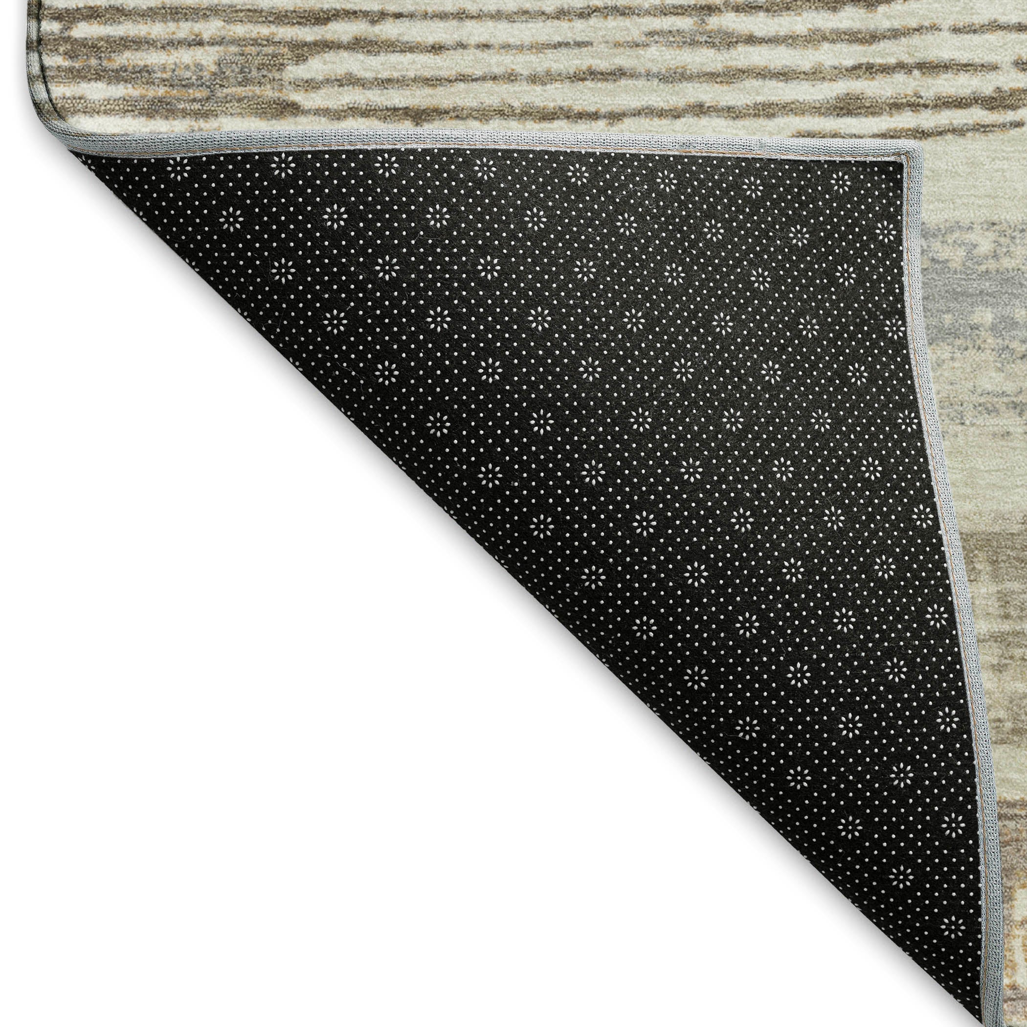 Chiang Mai Machine Washable Transitional Linen Ivory Rug 1'8" x 2'6" #shape_Rectangle