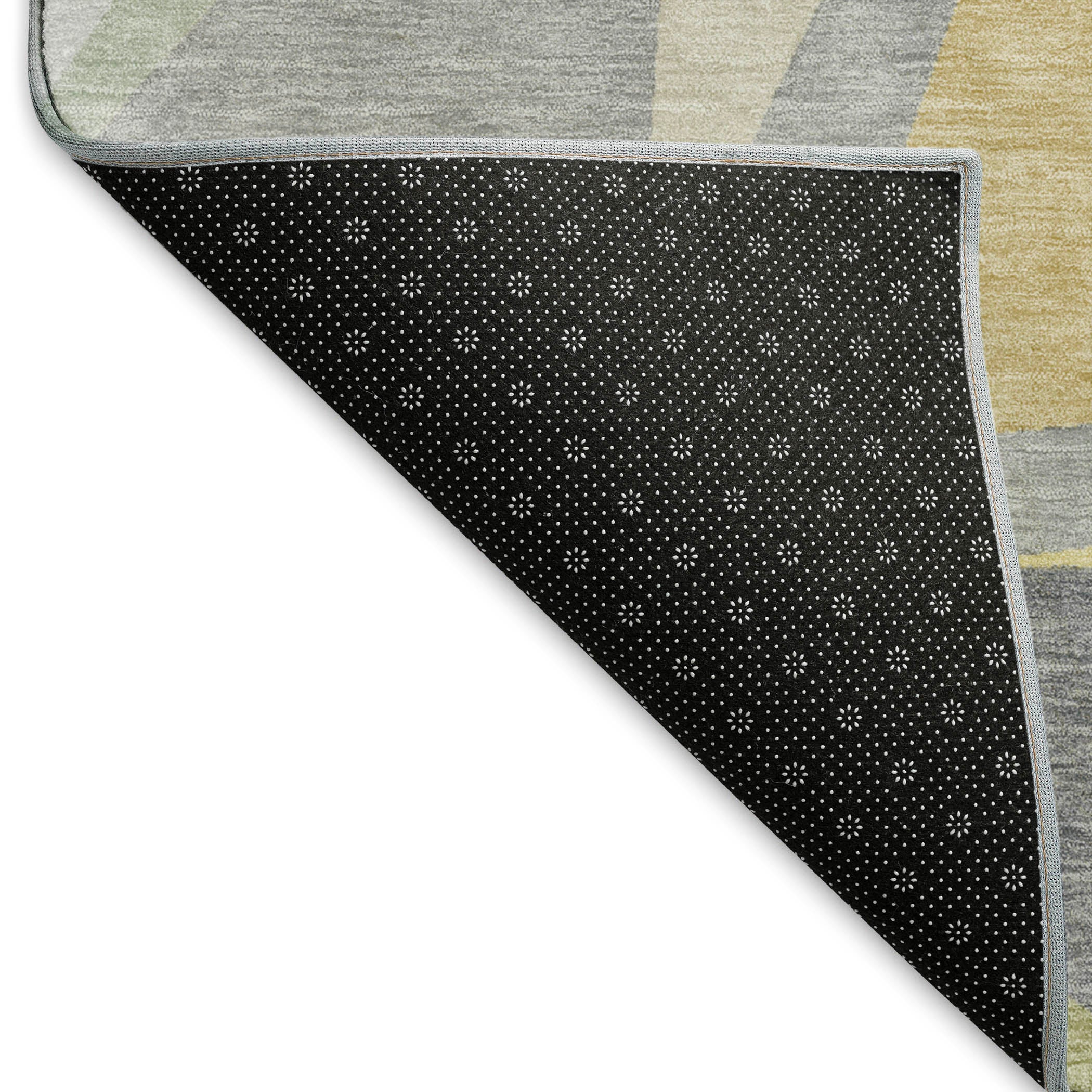 Oslo Machine Washable Transitional Pewter Gray Rug 1'8" x 2'6" #shape_Rectangle
