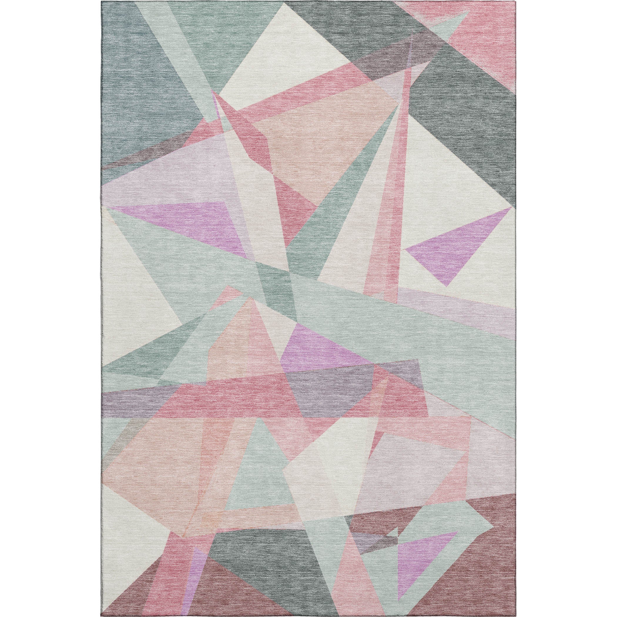 Oslo Machine Washable Transitional Seafoam Blue Rug 2'6" x 3'10" #shape_Rectangle