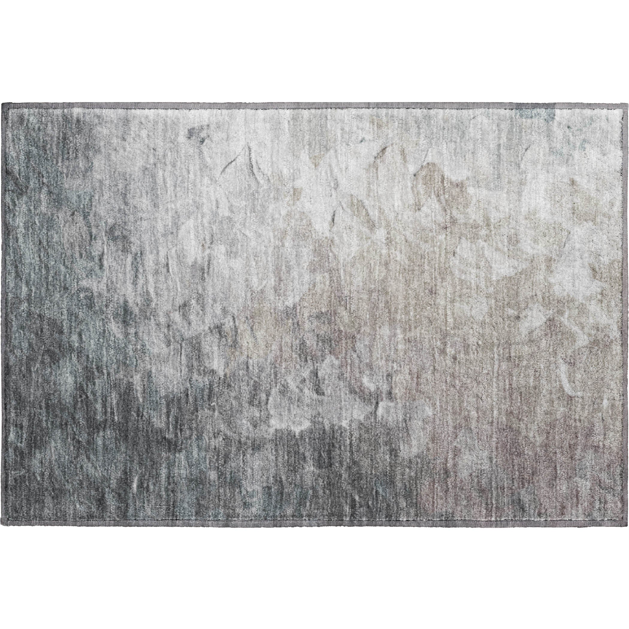Lima Machine Washable Transitional Taupe Brown Rug 1'8" x 2'6" #shape_Rectangle