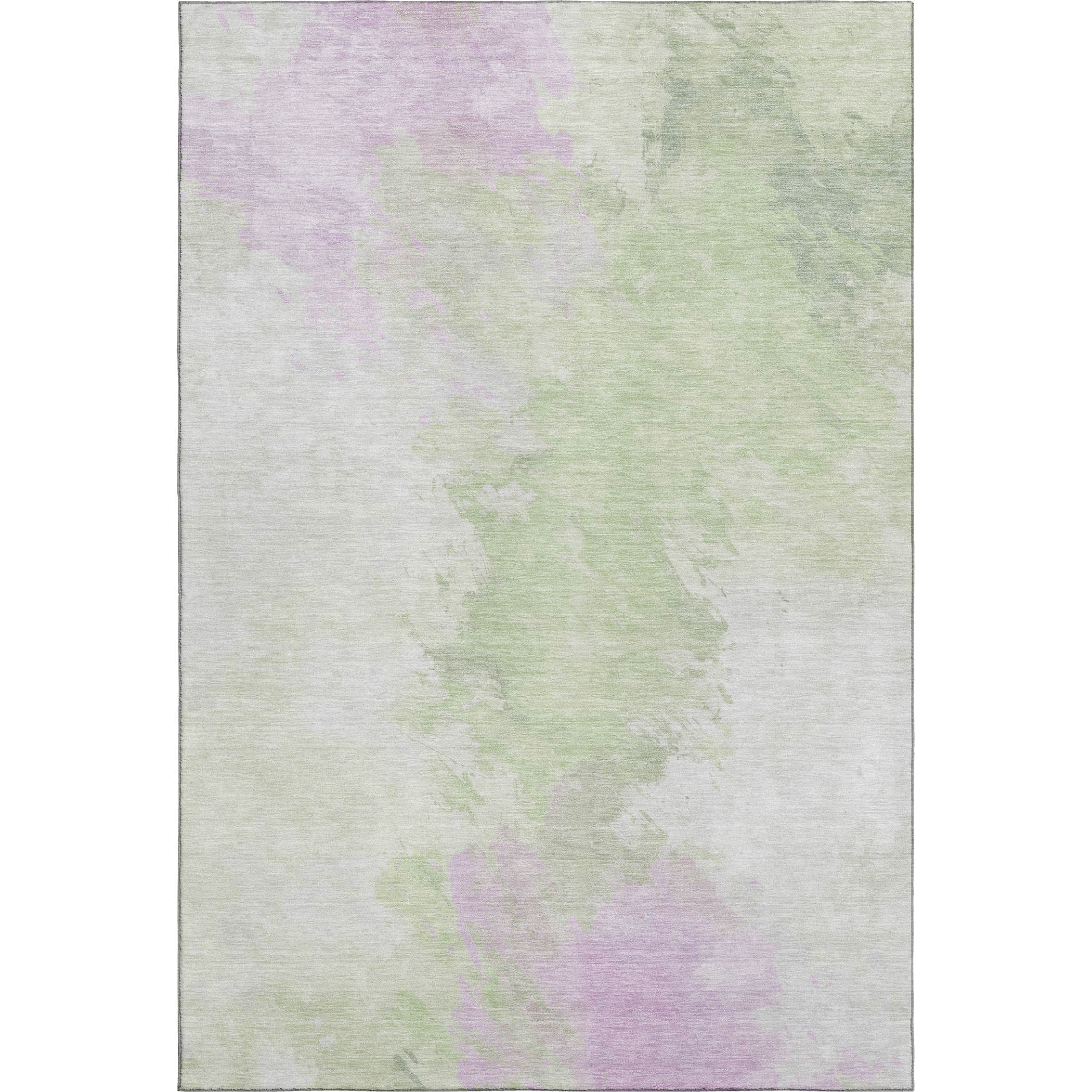 Athens Machine Washable Transitional Aloe Green Rug 2'6" x 3'10" #shape_Rectangle