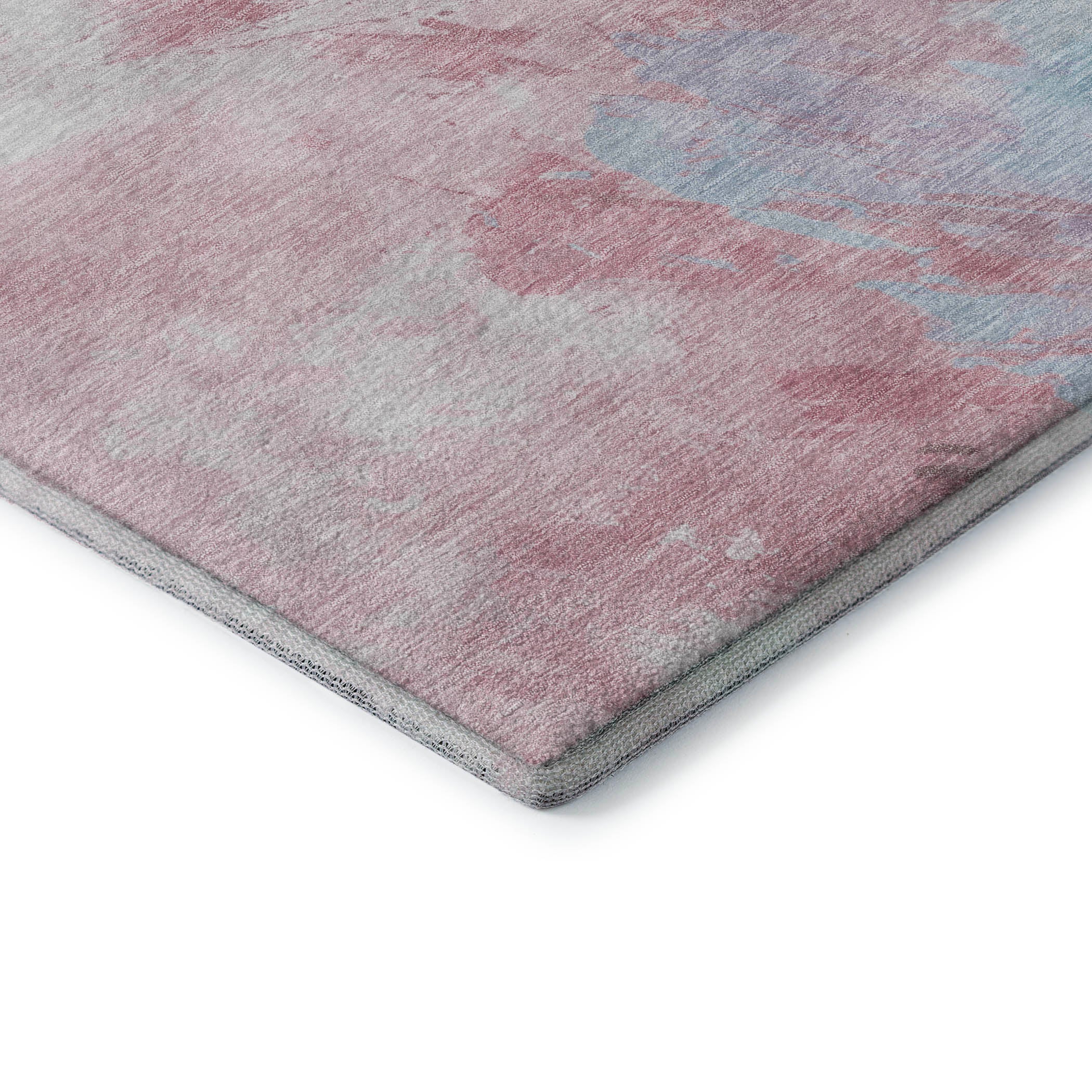Athens Machine Washable Transitional Blush Pink Rug 1'8" x 2'6" #shape_Rectangle
