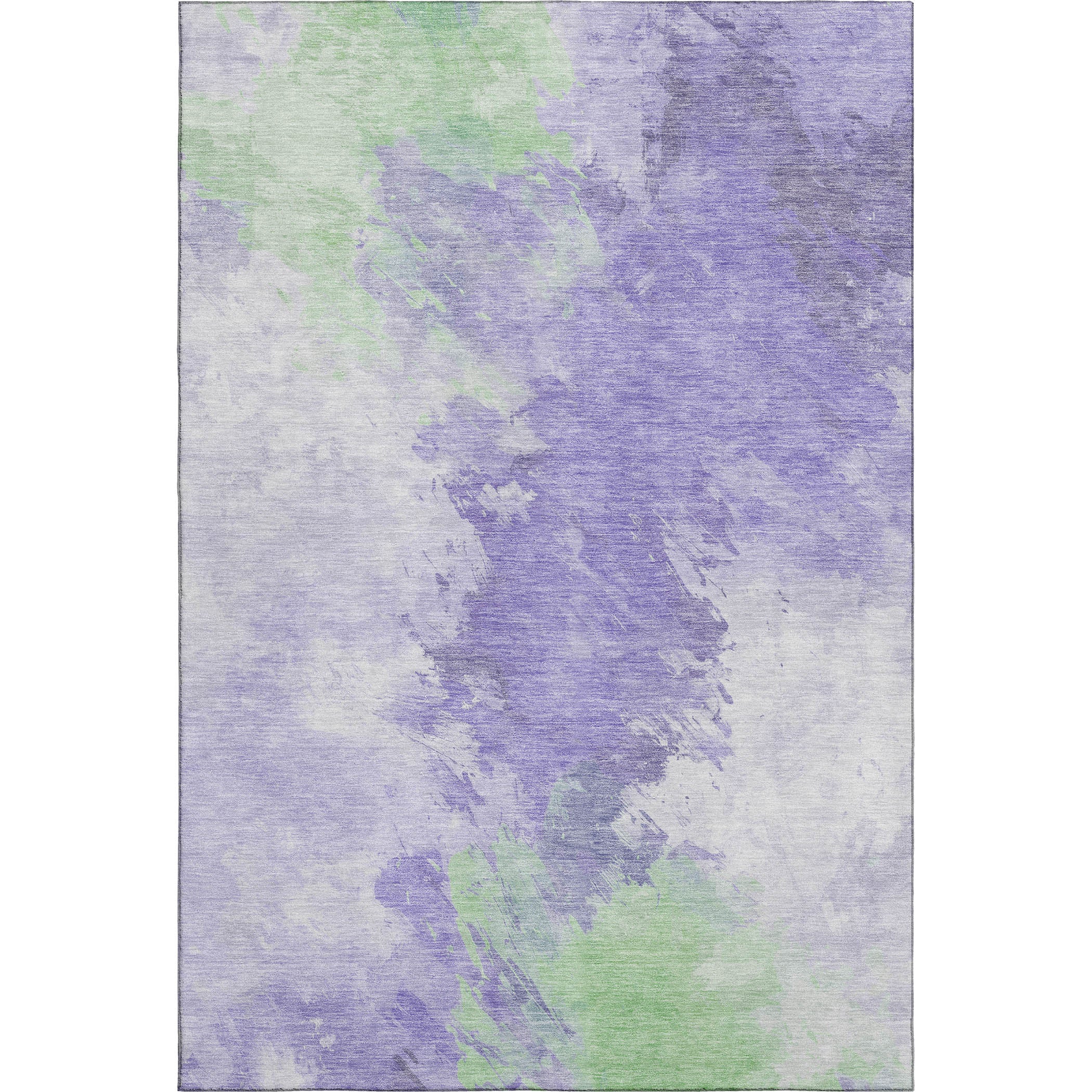 Athens Machine Washable Transitional Lavender Purple Rug 2'6" x 3'10" #shape_Rectangle