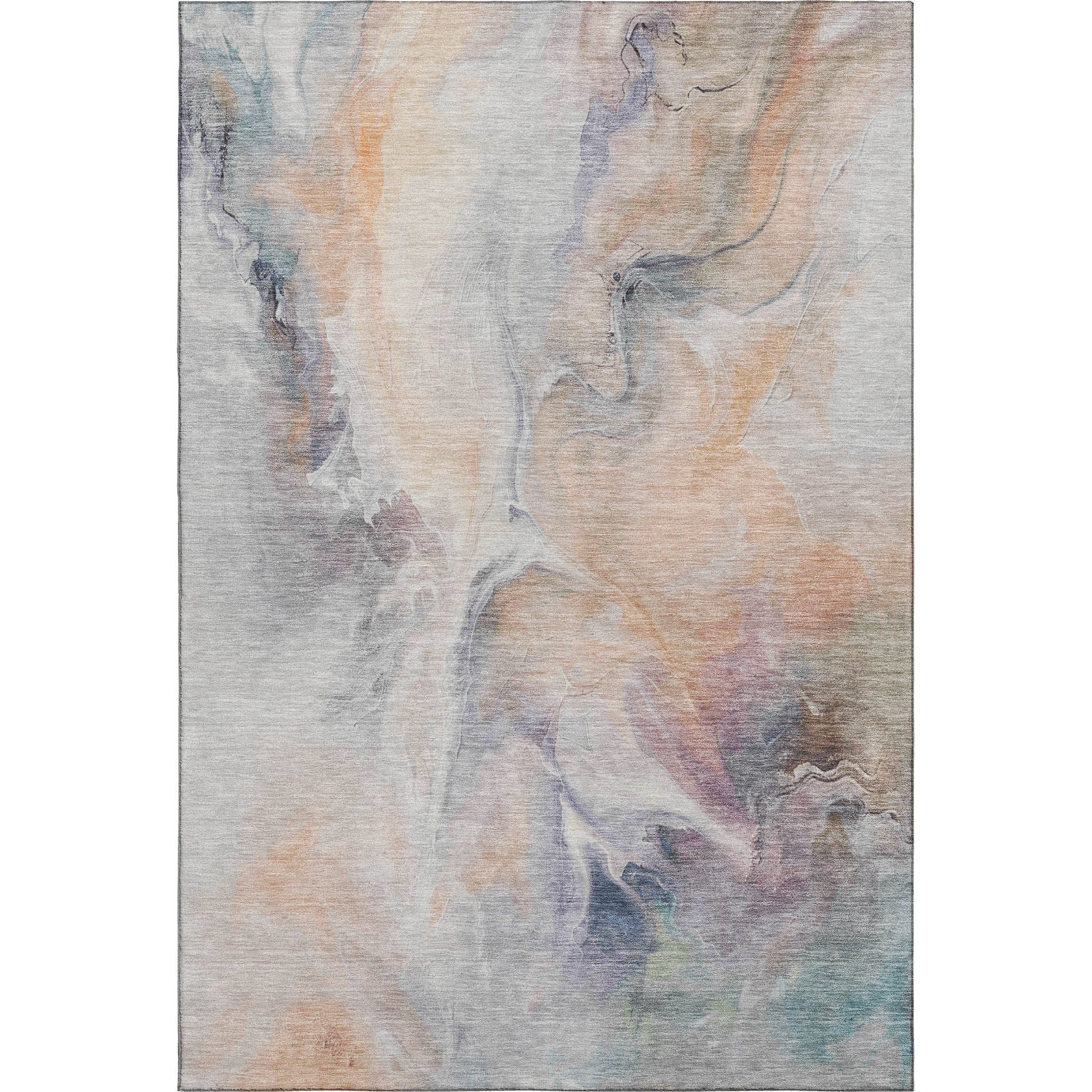 Oslo Machine Washable Transitional Linen Ivory Rug 2'6" x 3'10" #shape_Rectangle