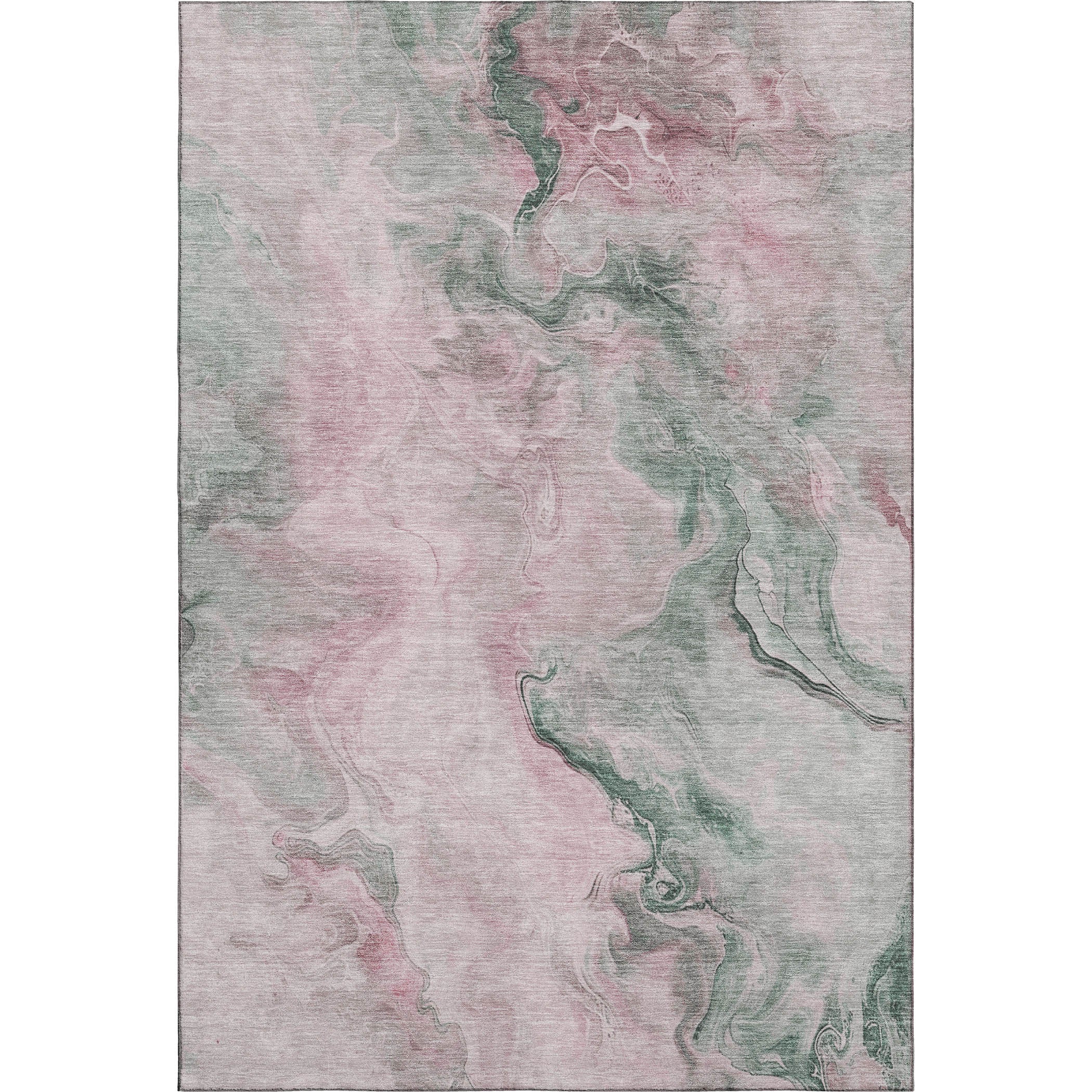 Lisbon Machine Washable Transitional Blush Pink Rug 2'6" x 3'10" #shape_Rectangle
