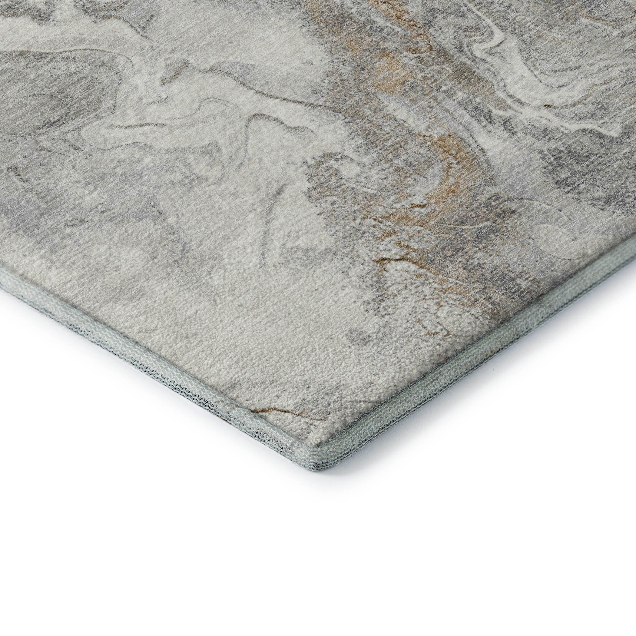 Sarajevo Machine Washable Transitional Graphite Gray Rug 1'8" x 2'6" #shape_Rectangle