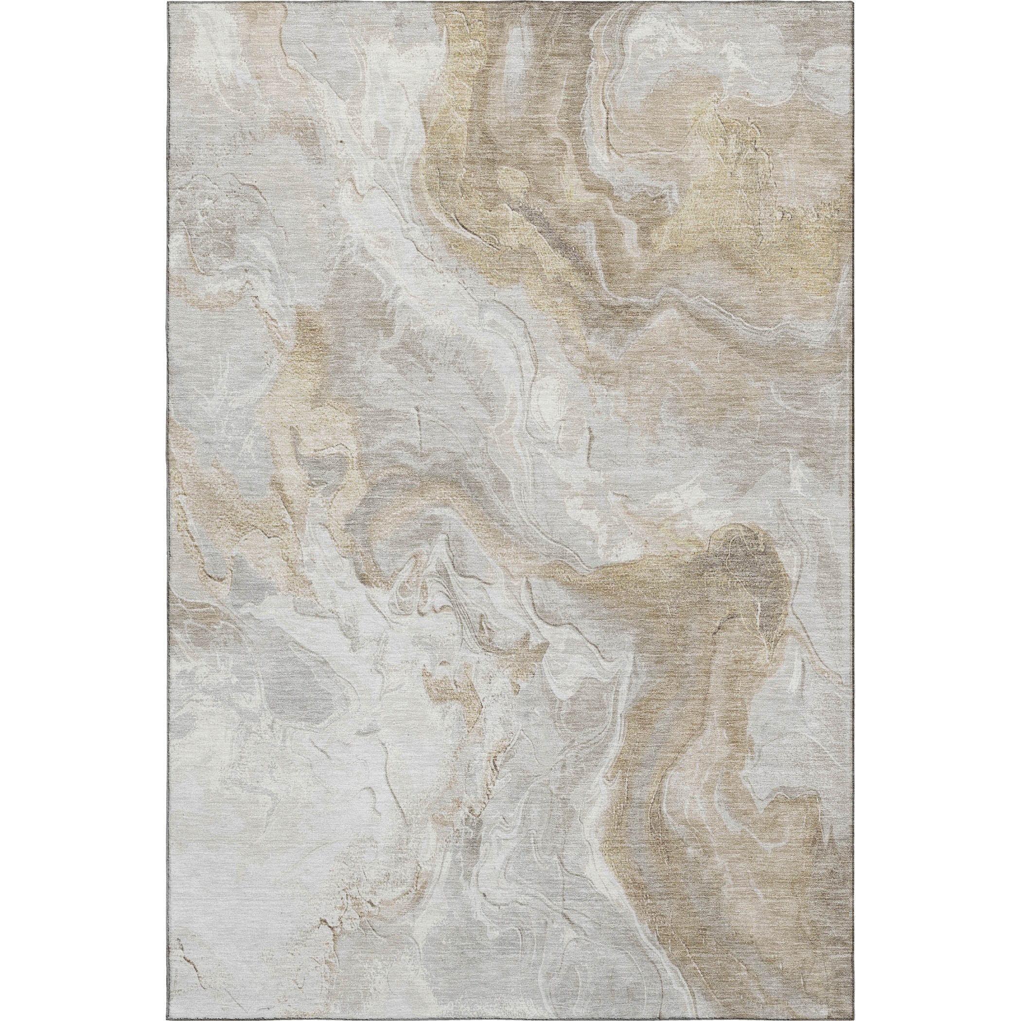 Sarajevo Machine Washable Transitional Ivory Rug 2'6" x 3'10" #shape_Rectangle