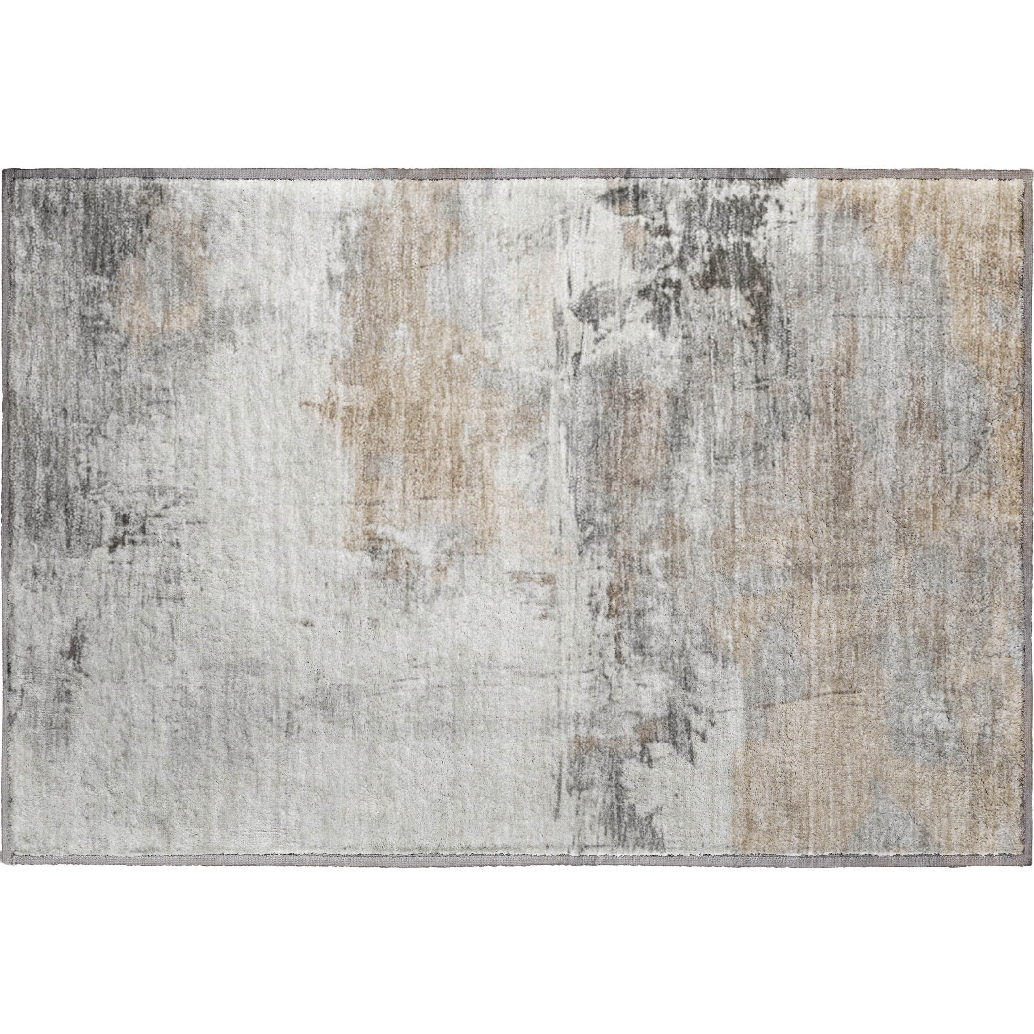 Bern Machine Washable Transitional Ivory Rug 1'8" x 2'6" #shape_Rectangle