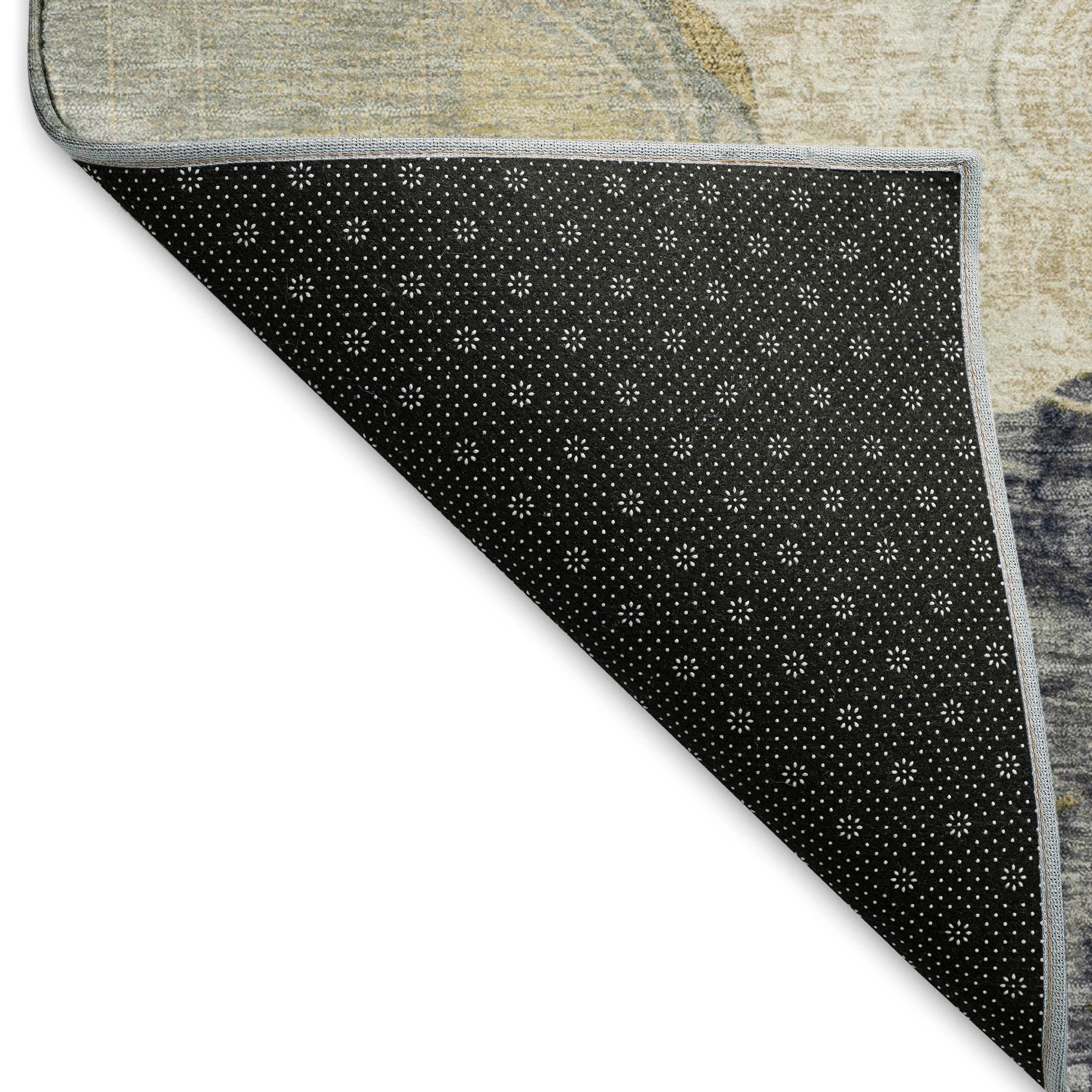 Baku Machine Washable Transitional Ivory Rug 1'8" x 2'6" #shape_Rectangle