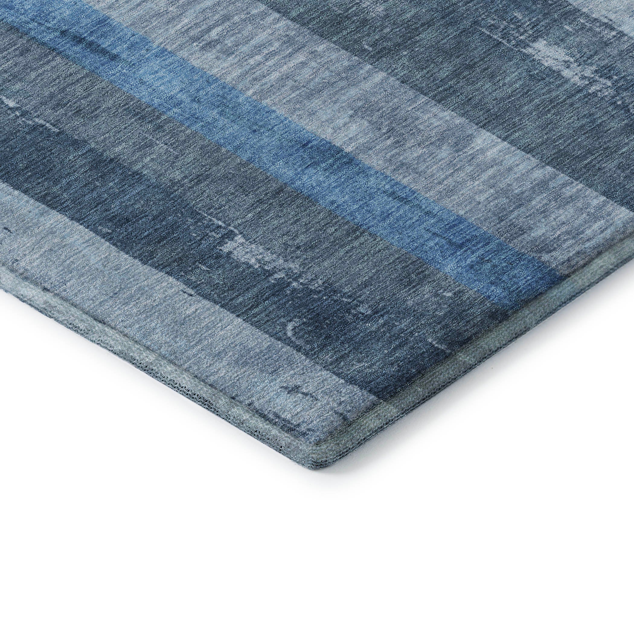 Antigua Machine Washable Transitional Blue Rug 1'8" x 2'6" #shape_Rectangle
