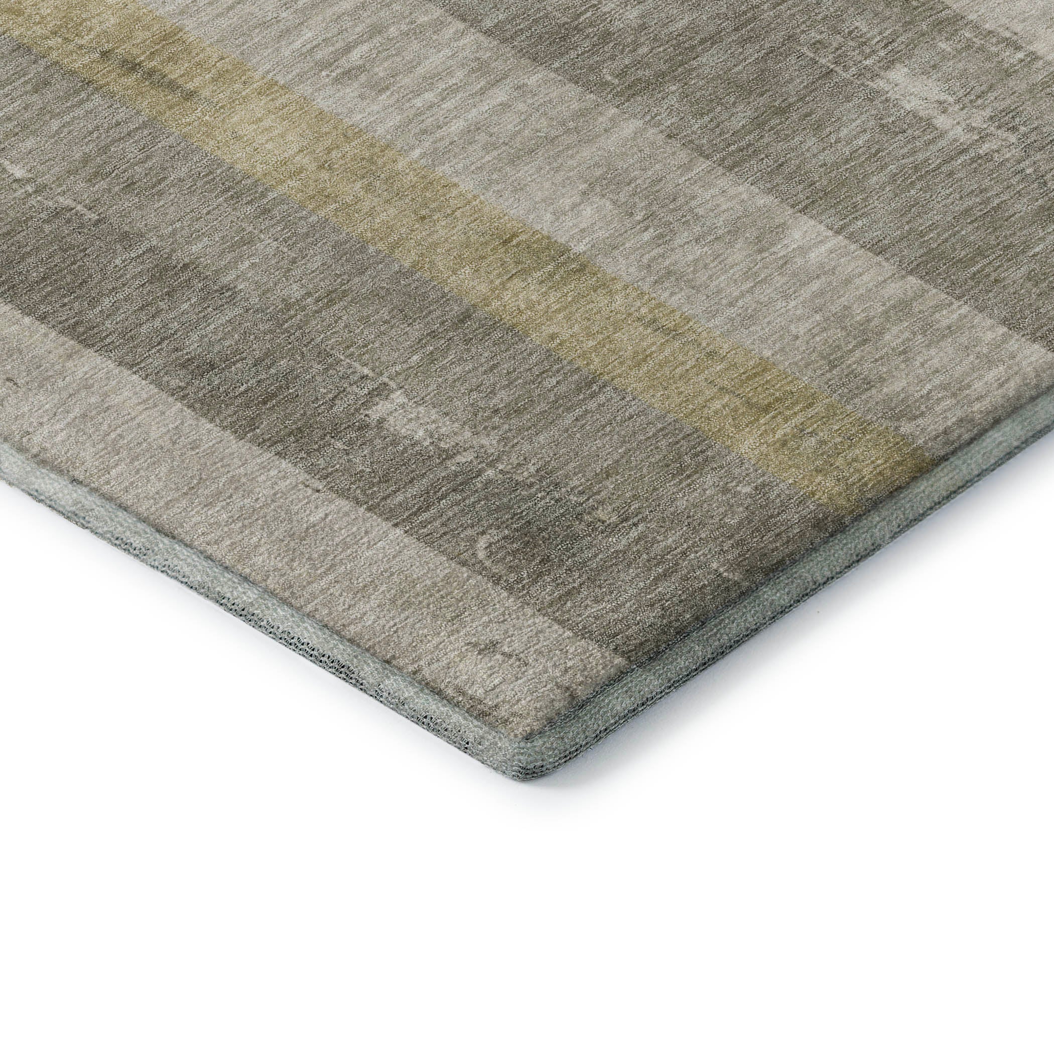 Antigua Machine Washable Transitional Taupe Brown Rug 1'8" x 2'6" #shape_Rectangle