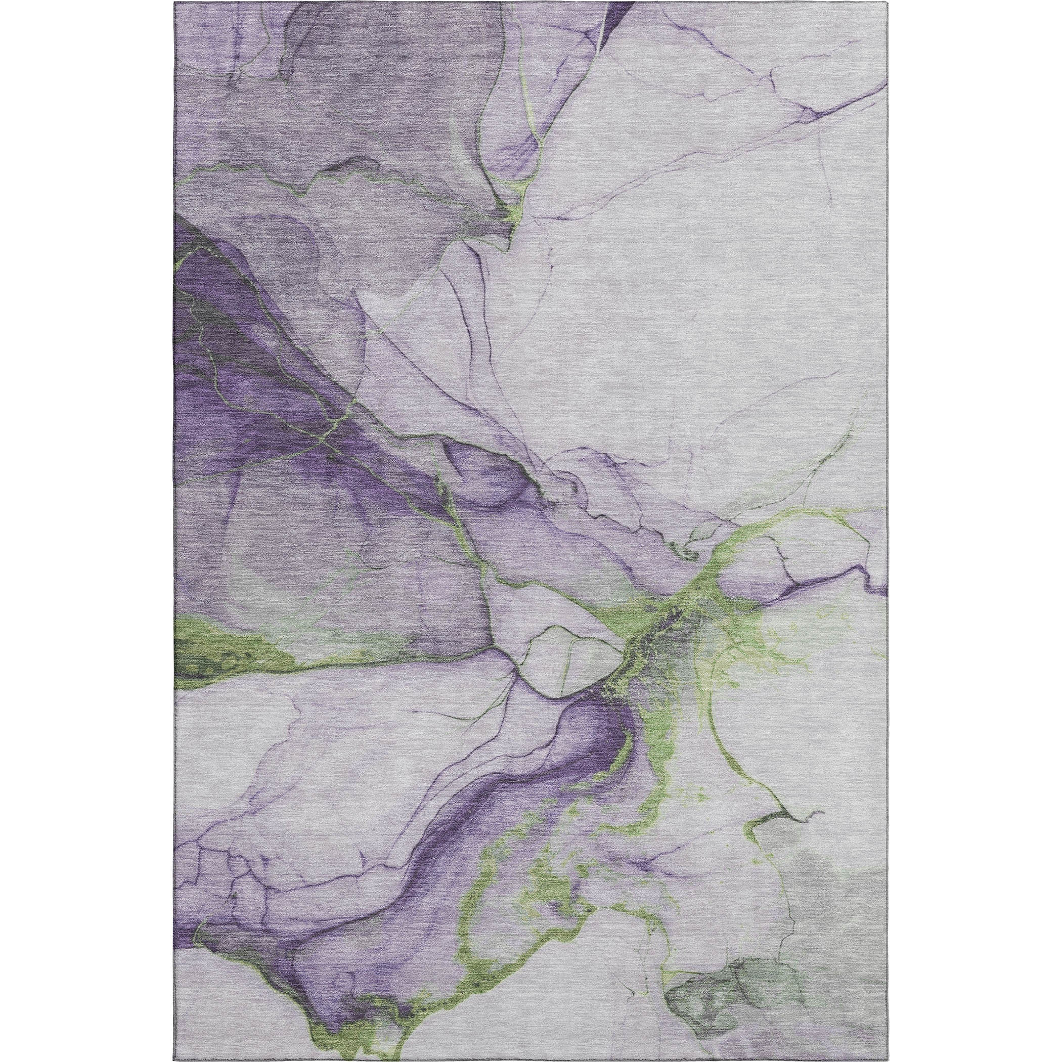 Bruges Machine Washable Transitional Purple Rug 2'6" x 3'10" #shape_Rectangle