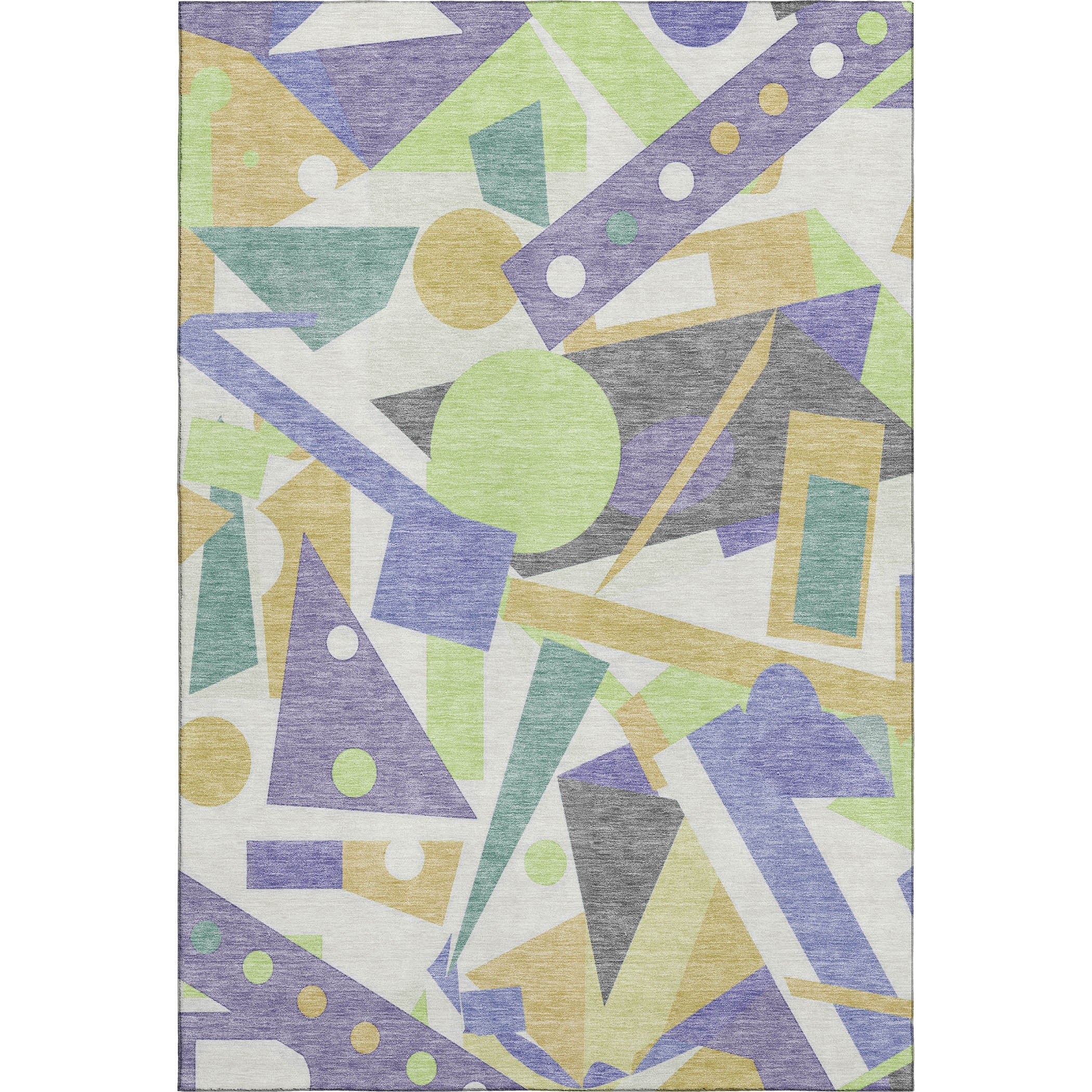 Seville Machine Washable Transitional Lavender Purple Rug 2'6" x 3'10" #shape_Rectangle